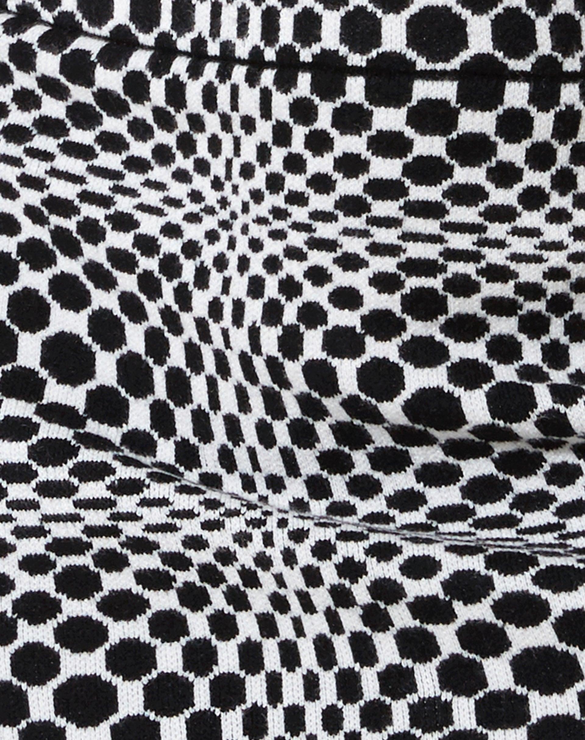 Kezina Mini Dress in Optic Monochrome Square Black and White Product Image
