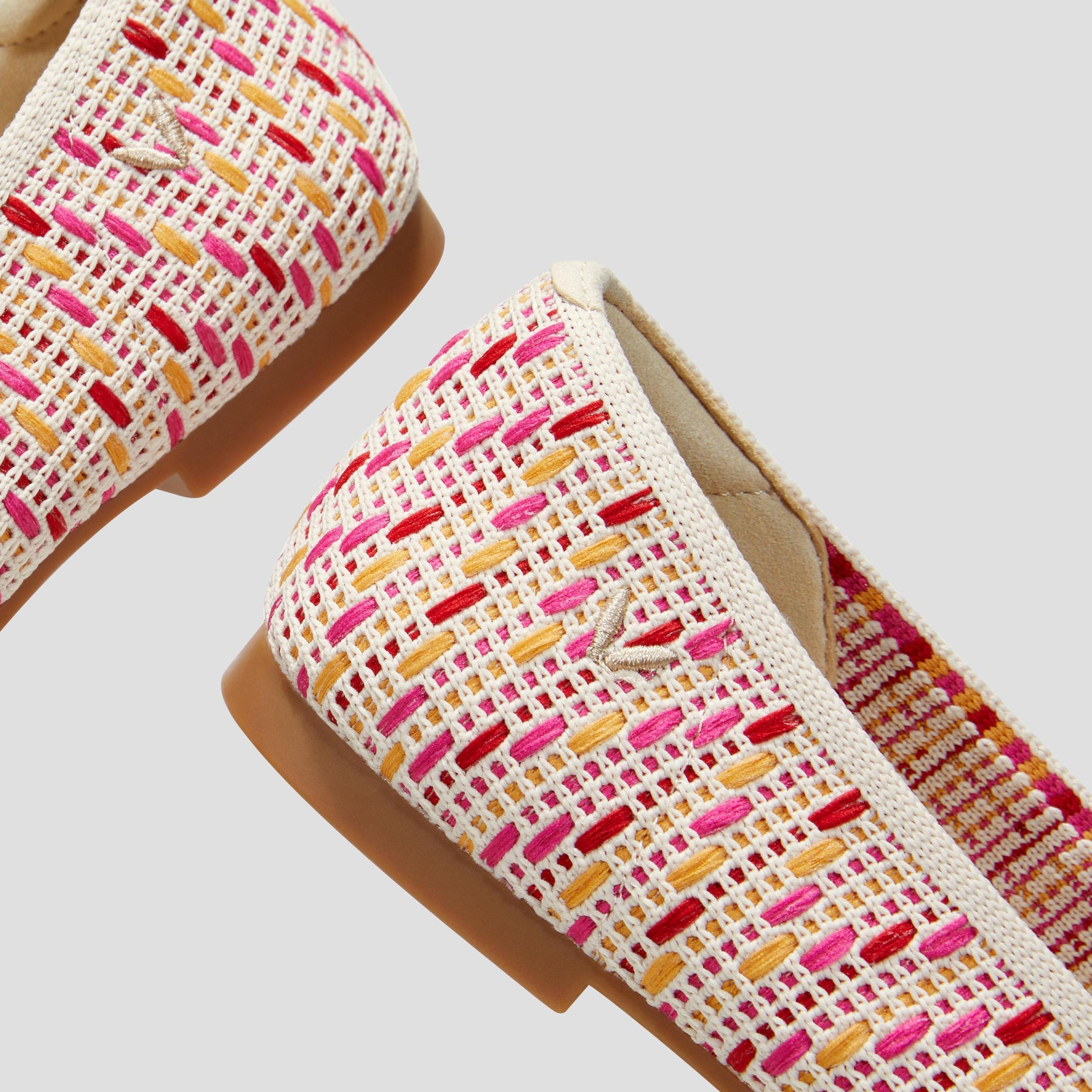 Round-Toe Woven Knit Loafer (Audrey) Product Image