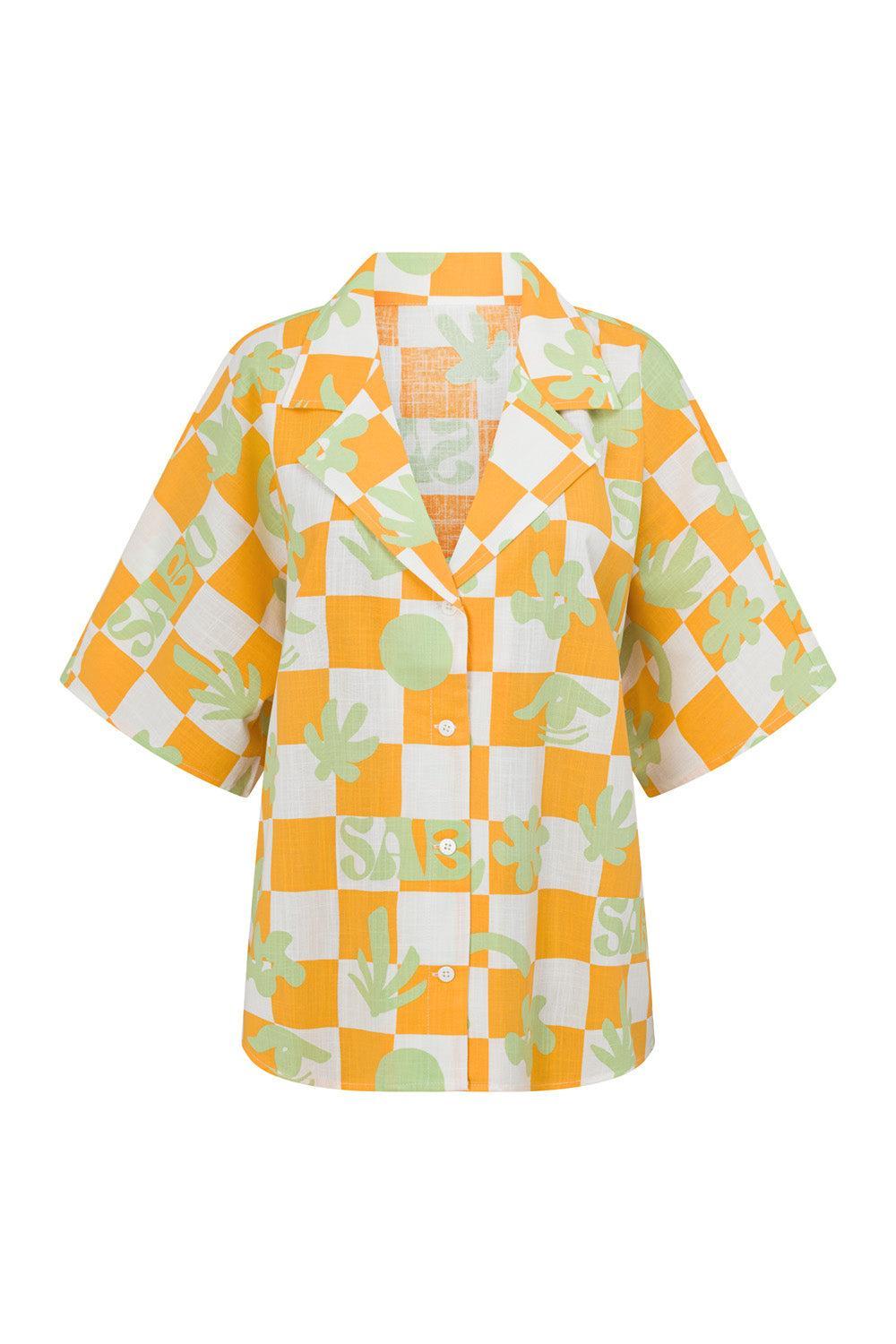 Seona Top - Sabo Checkerboard Product Image