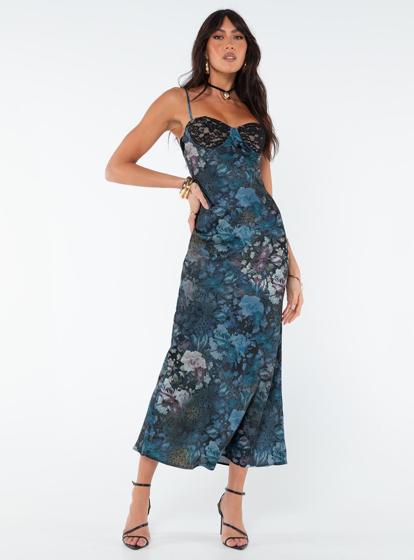 Darsy Maxi Dress Blue Multi Product Image