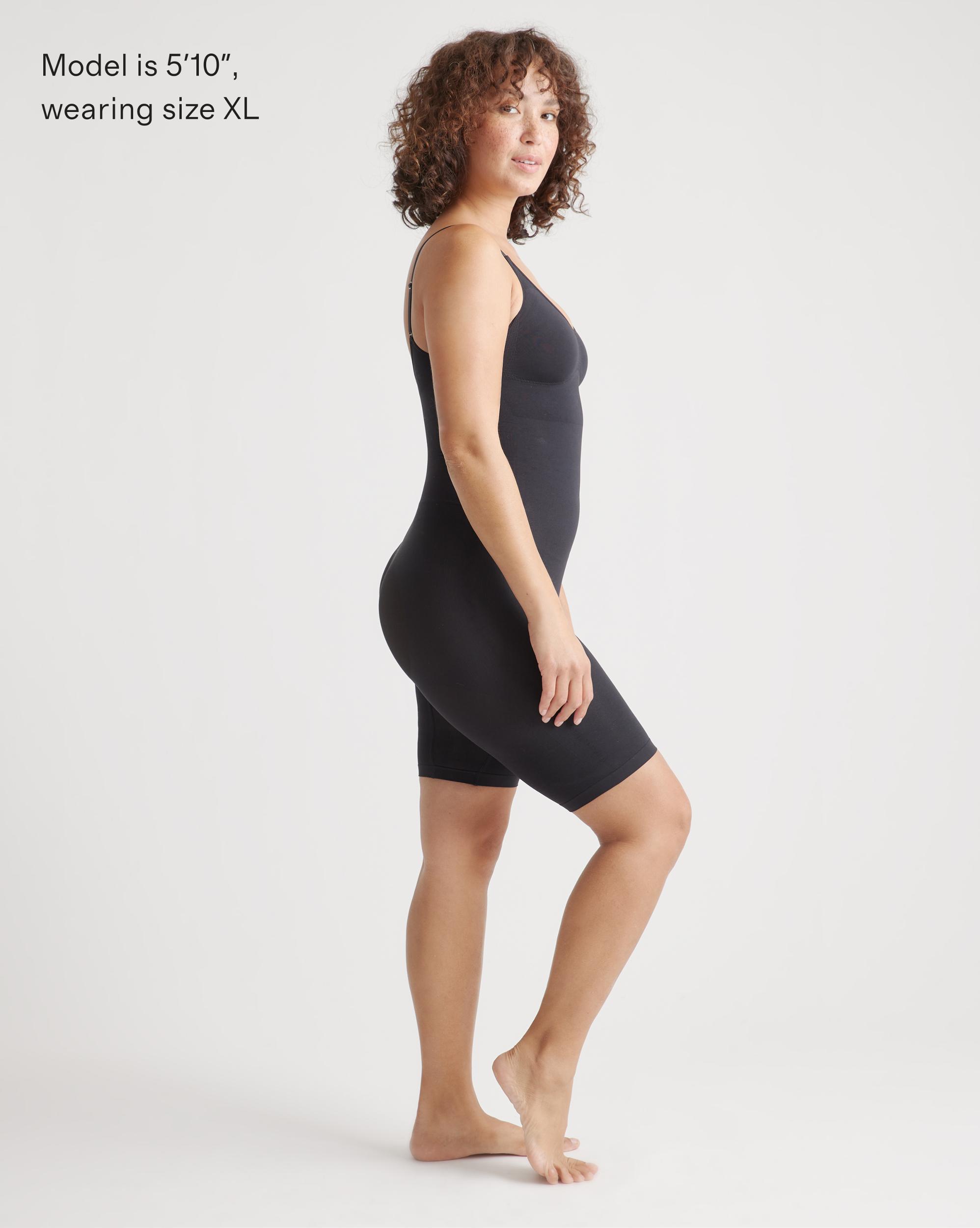 Quince | Women's Sculpting Mid-Thigh Bodysuit Size XS, Nylon/Spandex Product Image