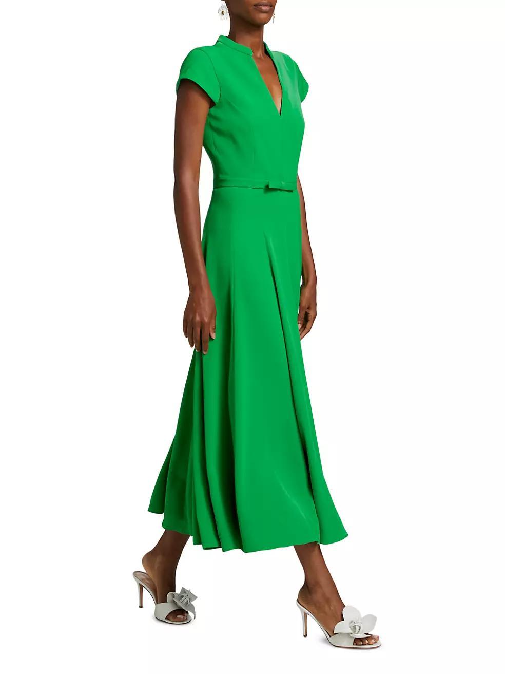 Marian Crepe Cocktail Dress Product Image