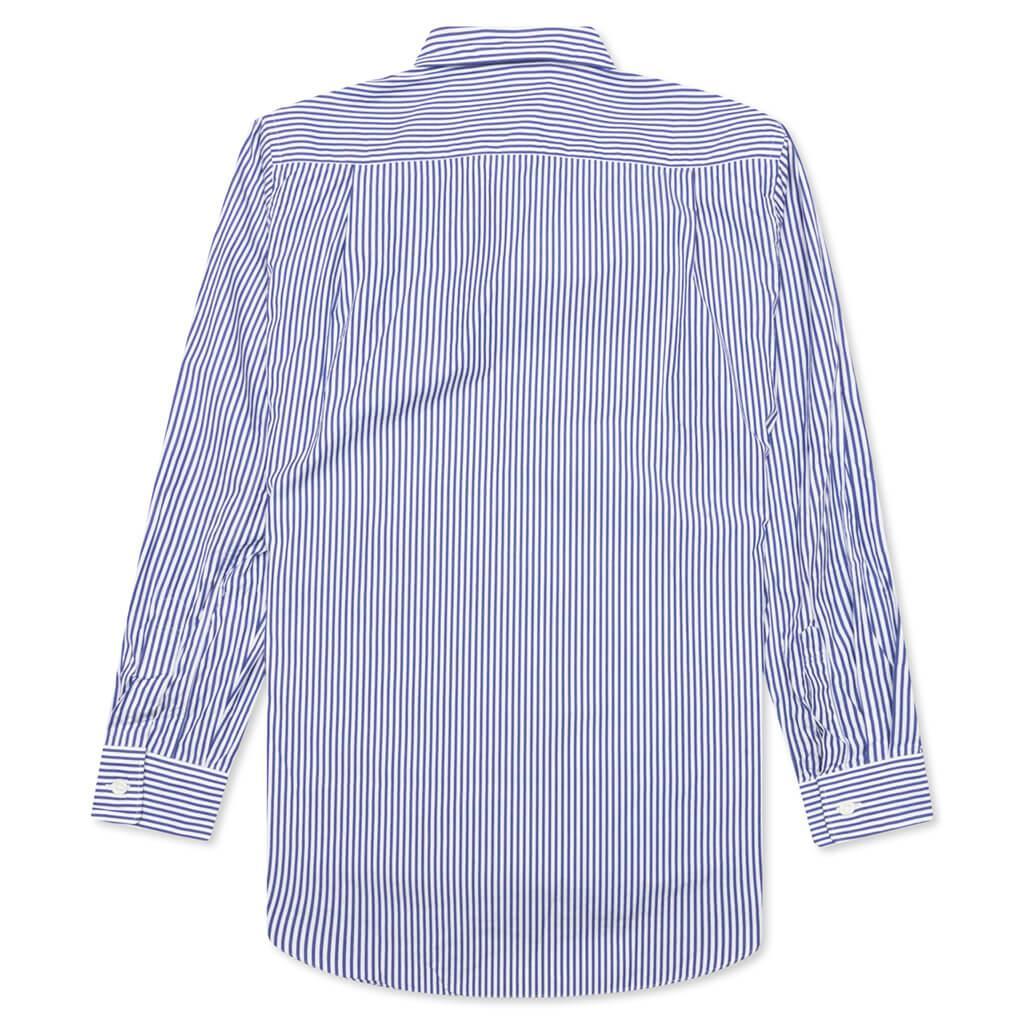 Comme des Garcons PLAY x the Artist Invader Broad Striped Shirt - Stripe A Male Product Image