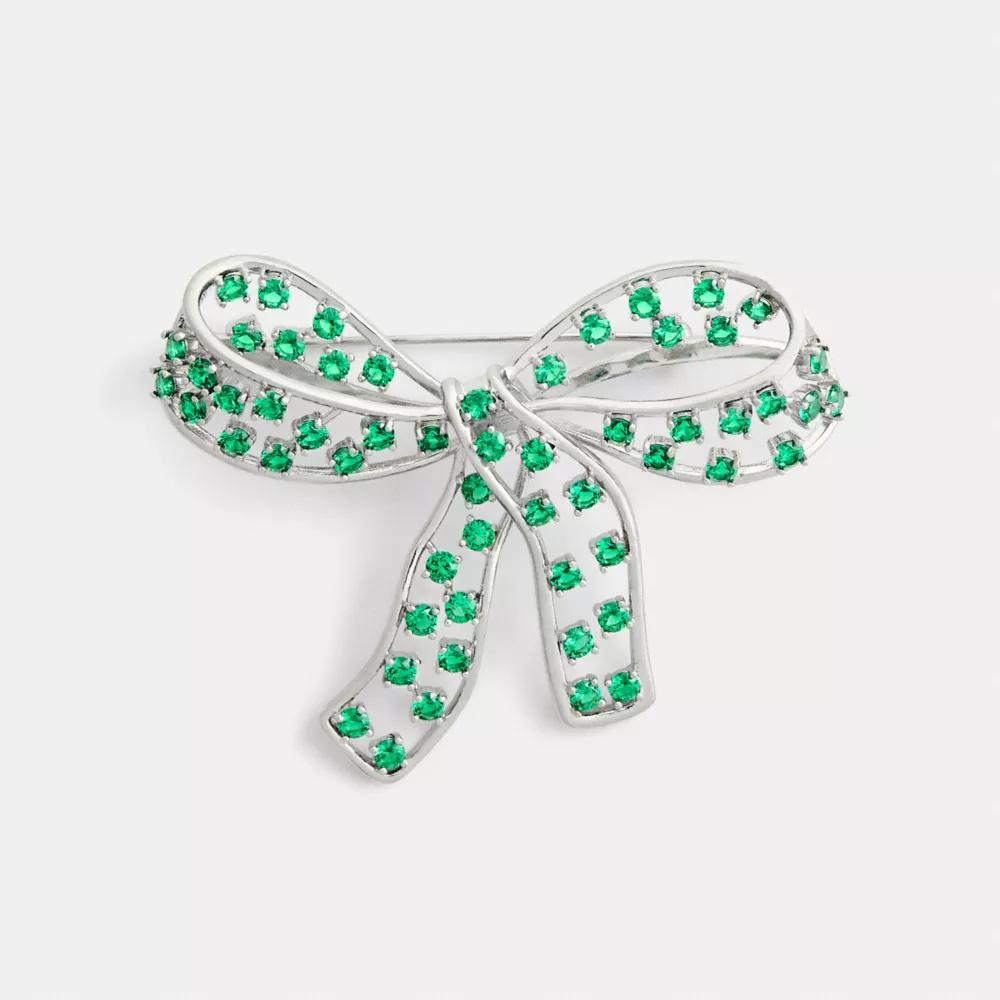 Crystal Bow Brooch Product Image
