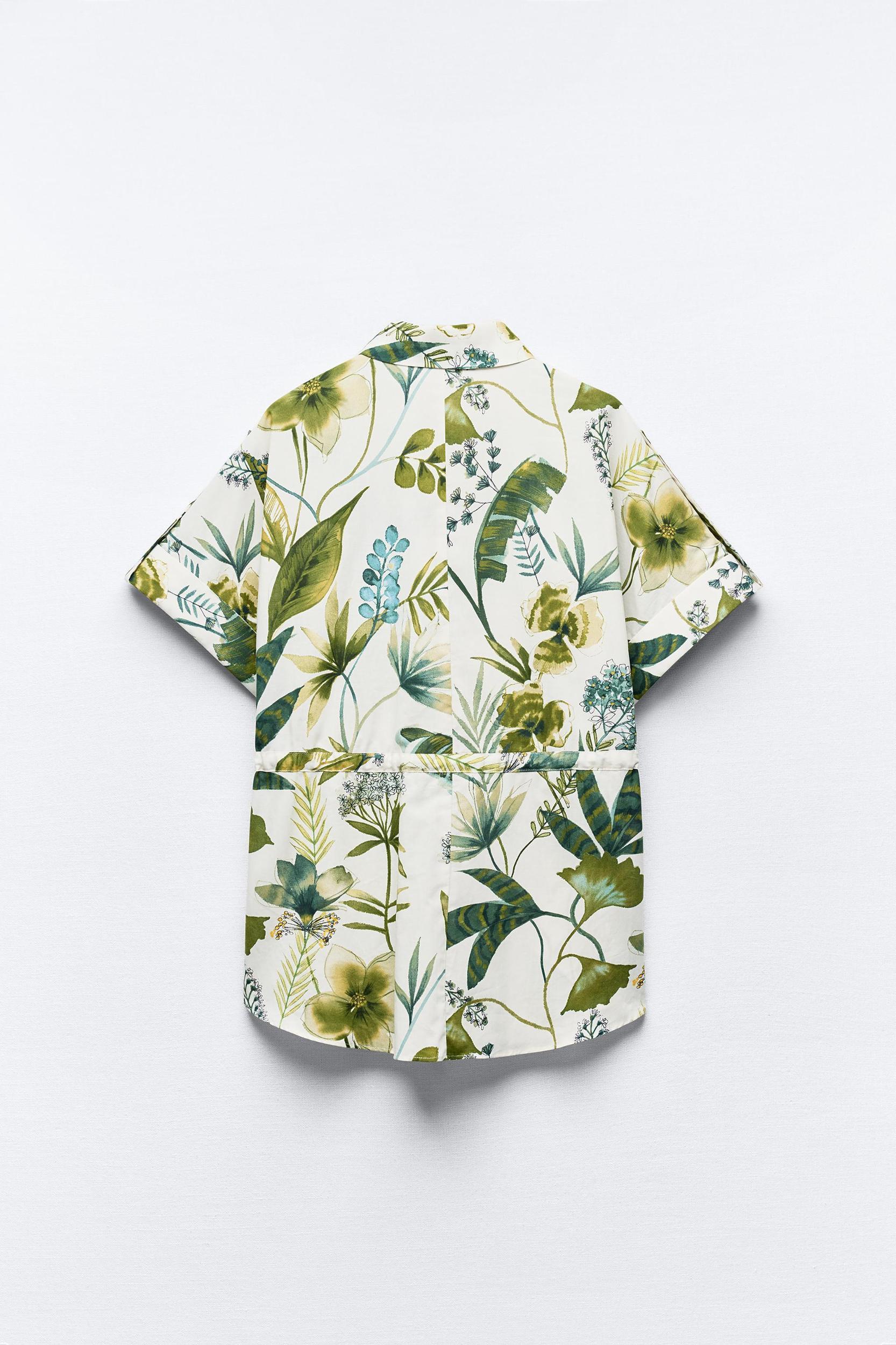 STRAIGHT CUT PRINTED PANTS Product Image