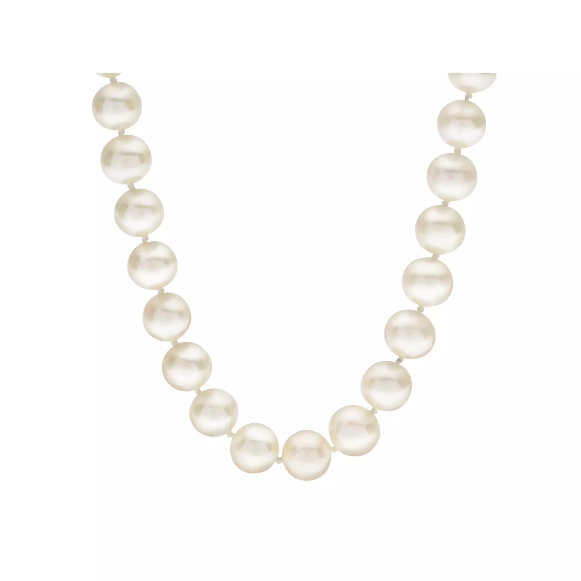 PearLustre by Imperial 8.5-9.5 mm Freshwater Cultured Pearl Necklace - 30 in., Womens White Product Image
