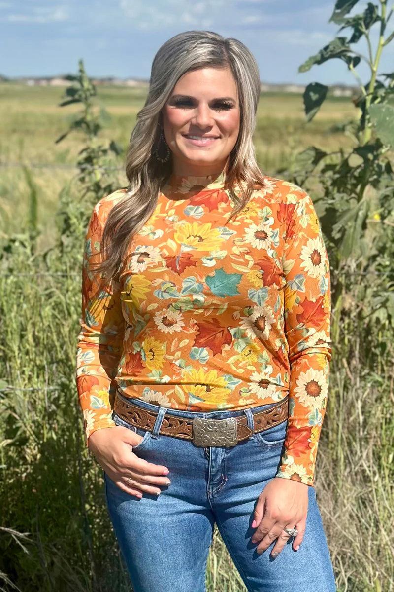 Sterling Kreek Blissfully Blessed Mesh Top Product Image