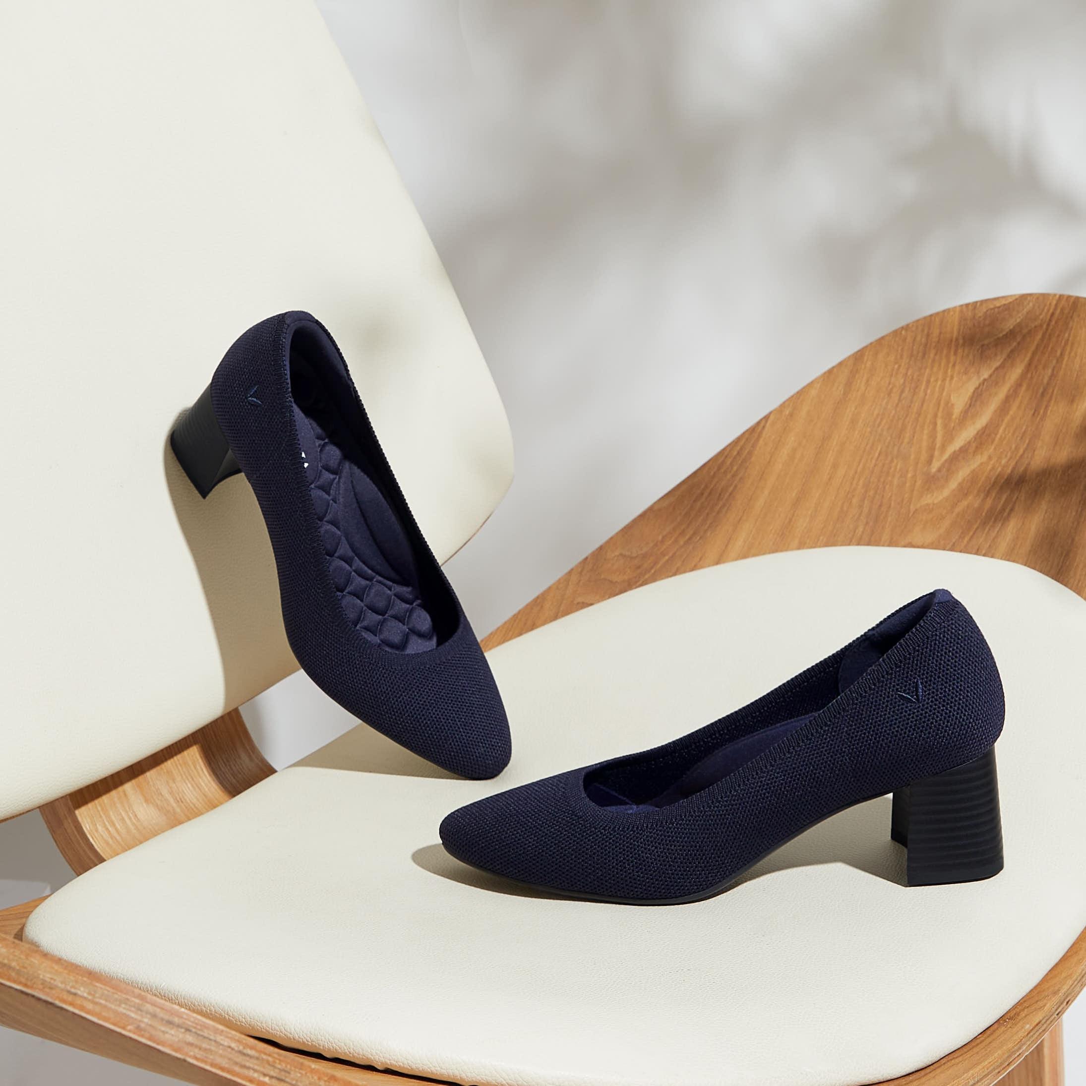 Almond Toe Block Heel (Tamia Block Heel) Product Image