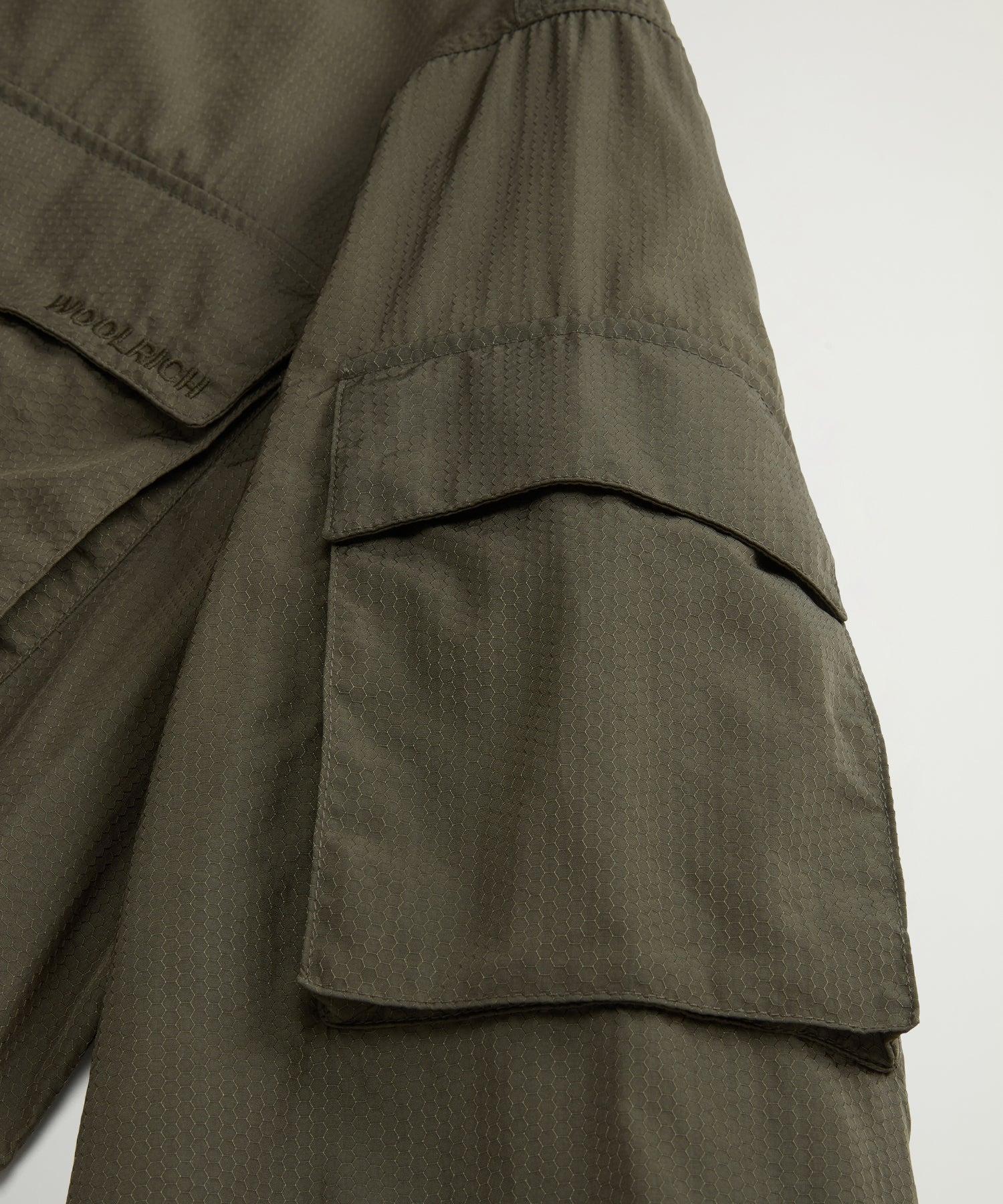 Todd Snyder x Woolrich Cotton-Nylon Jacket in Olive Product Image