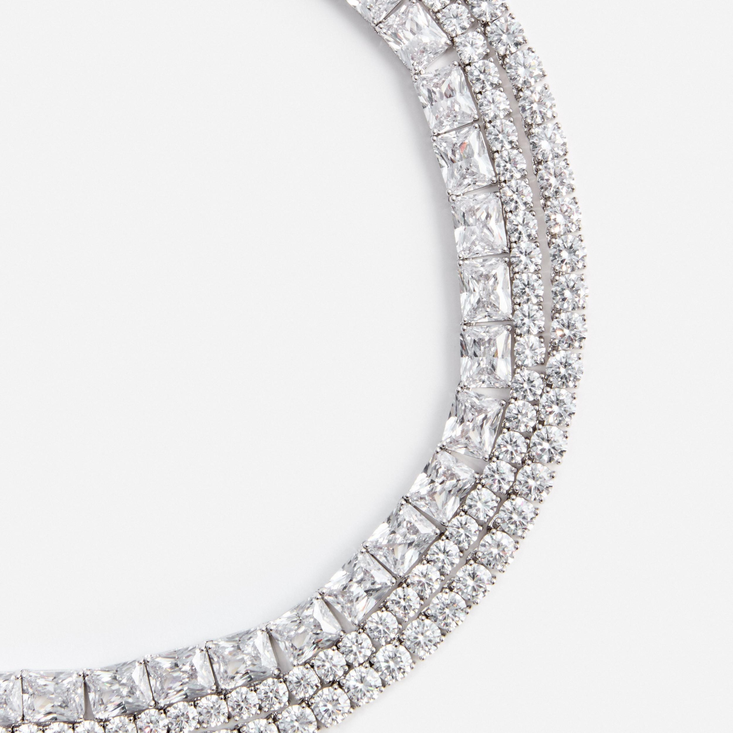 Multi Crystal Choker Product Image