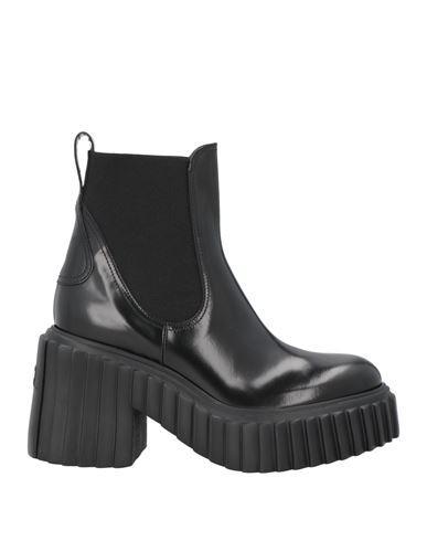 AGL ATTILIO GIUSTI LEOMBRUNI Agl Woman Ankle Boots Black Size 10.5 Soft Leather Product Image