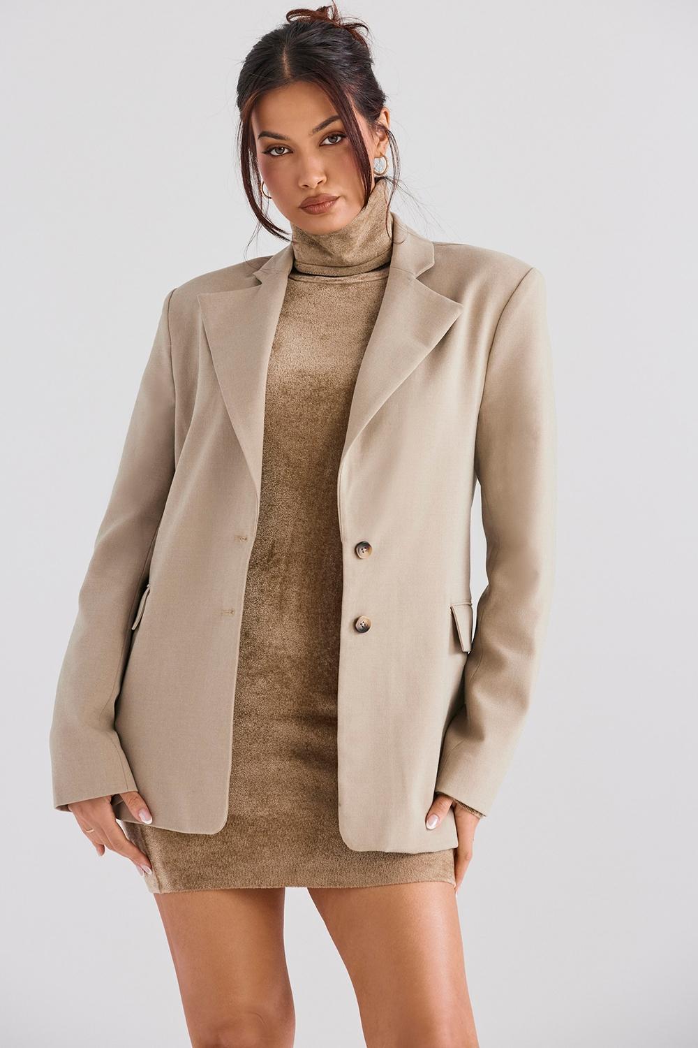 Aline Mink Oversized Blazer Product Image