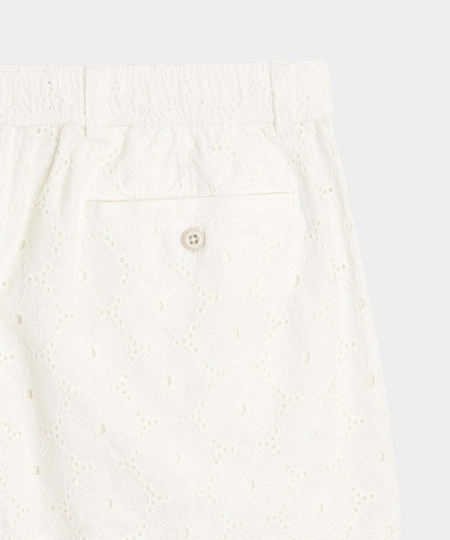 5" Embroidered Cotton Beachcomber Short Product Image
