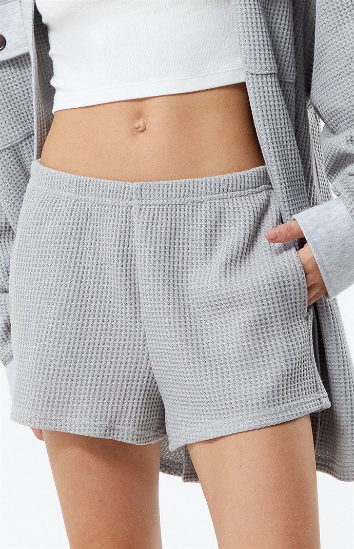 Women's Easy Mini Waffle Knit Lounge Shorts Product Image