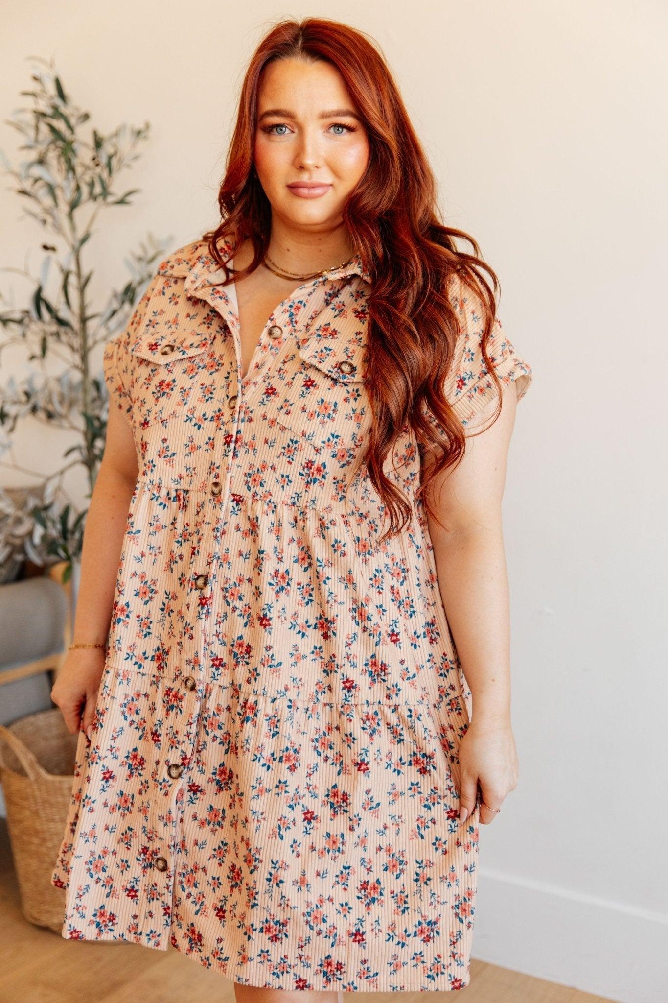 Anywhere You Go I'll Be Collared Dress (Online Exclusive) Female Product Image