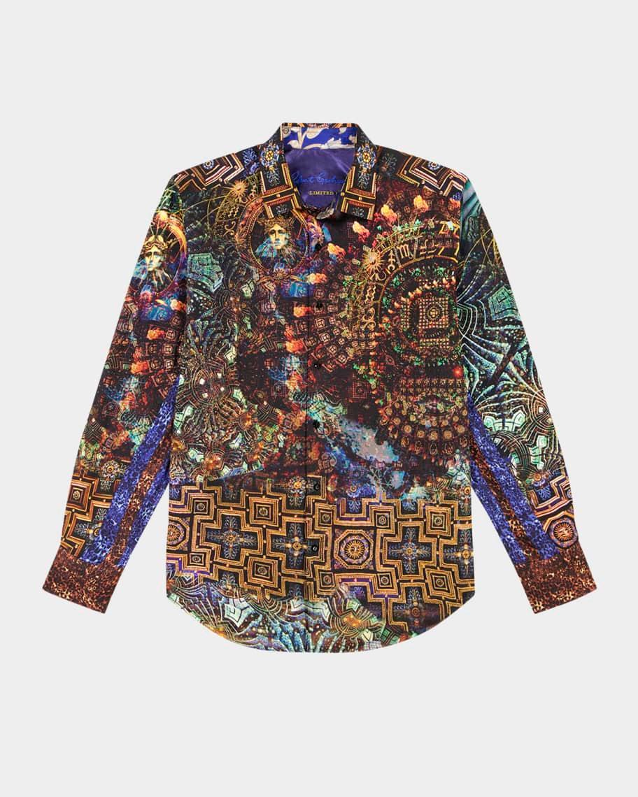 Mens Satin Sport Shirt Product Image