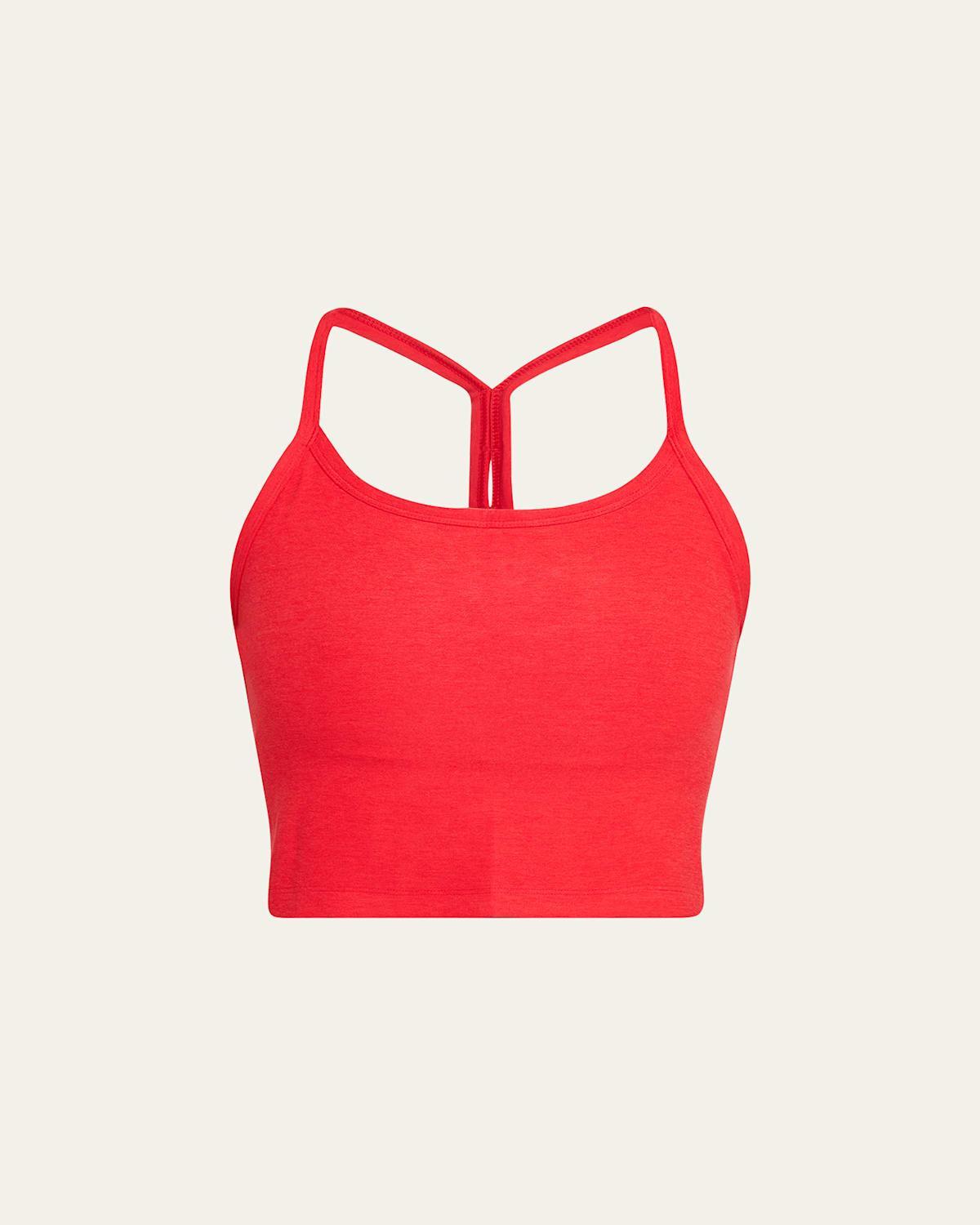 Space-dye Slim Racerback Cropped Tank Product Image