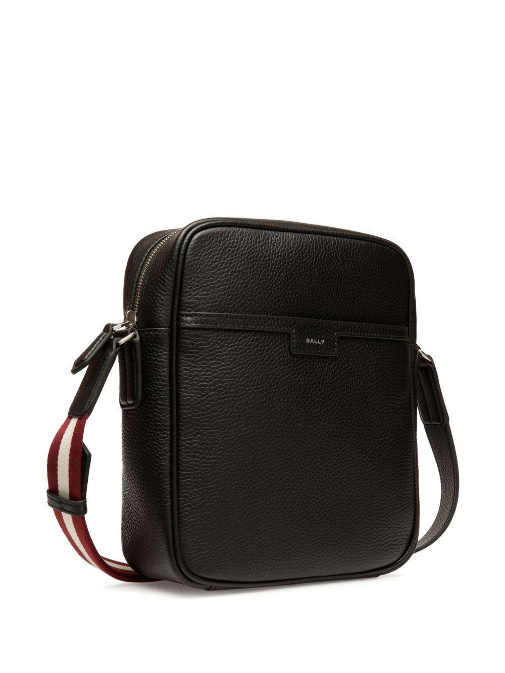 Code leather messenger bag Product Image