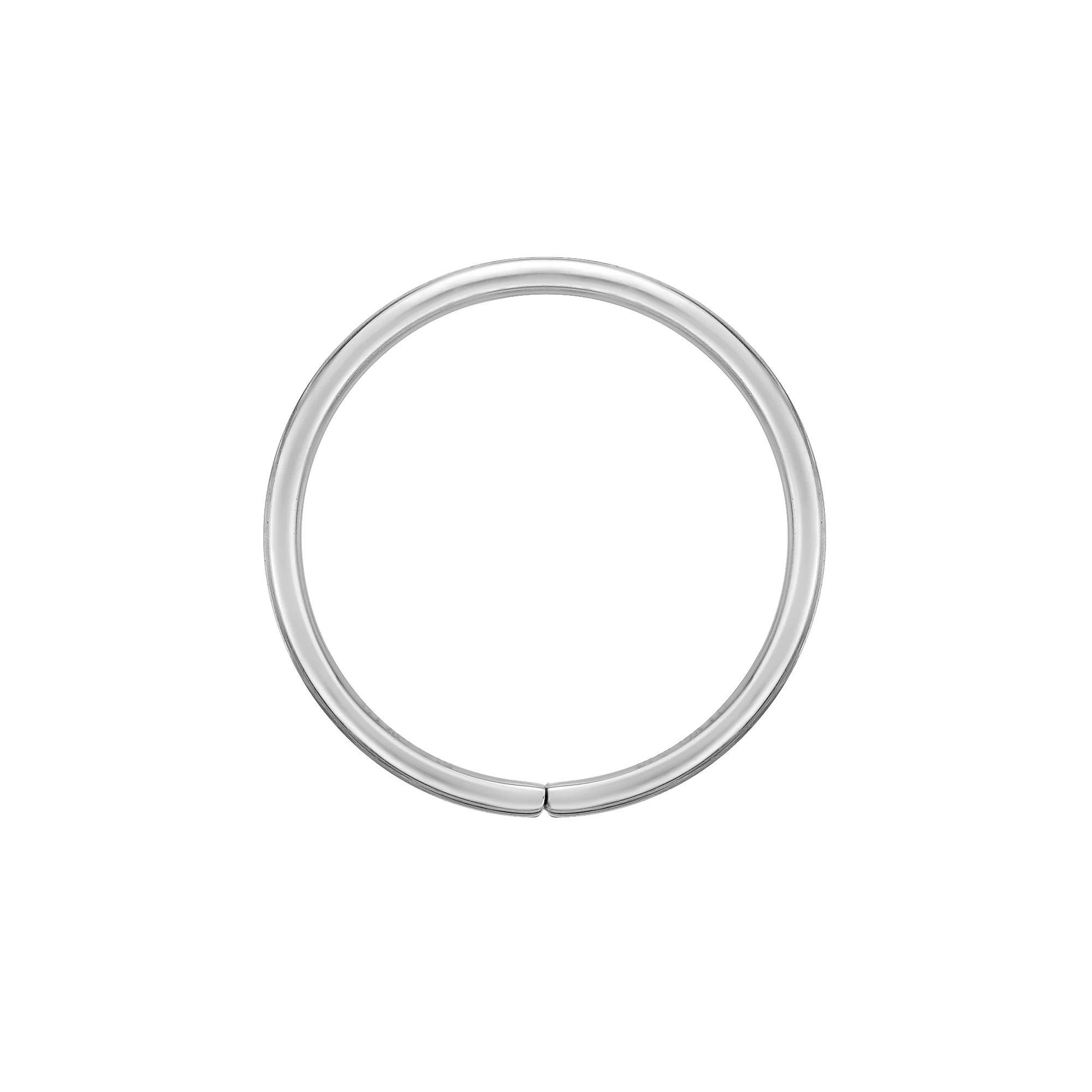 Lila Moon 14k Gold 10 mm Hoop Nose Ring, Women's, 14k White Gold Product Image