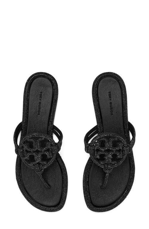 Tory Burch Womens Miller Pave Knotted Sandals Product Image