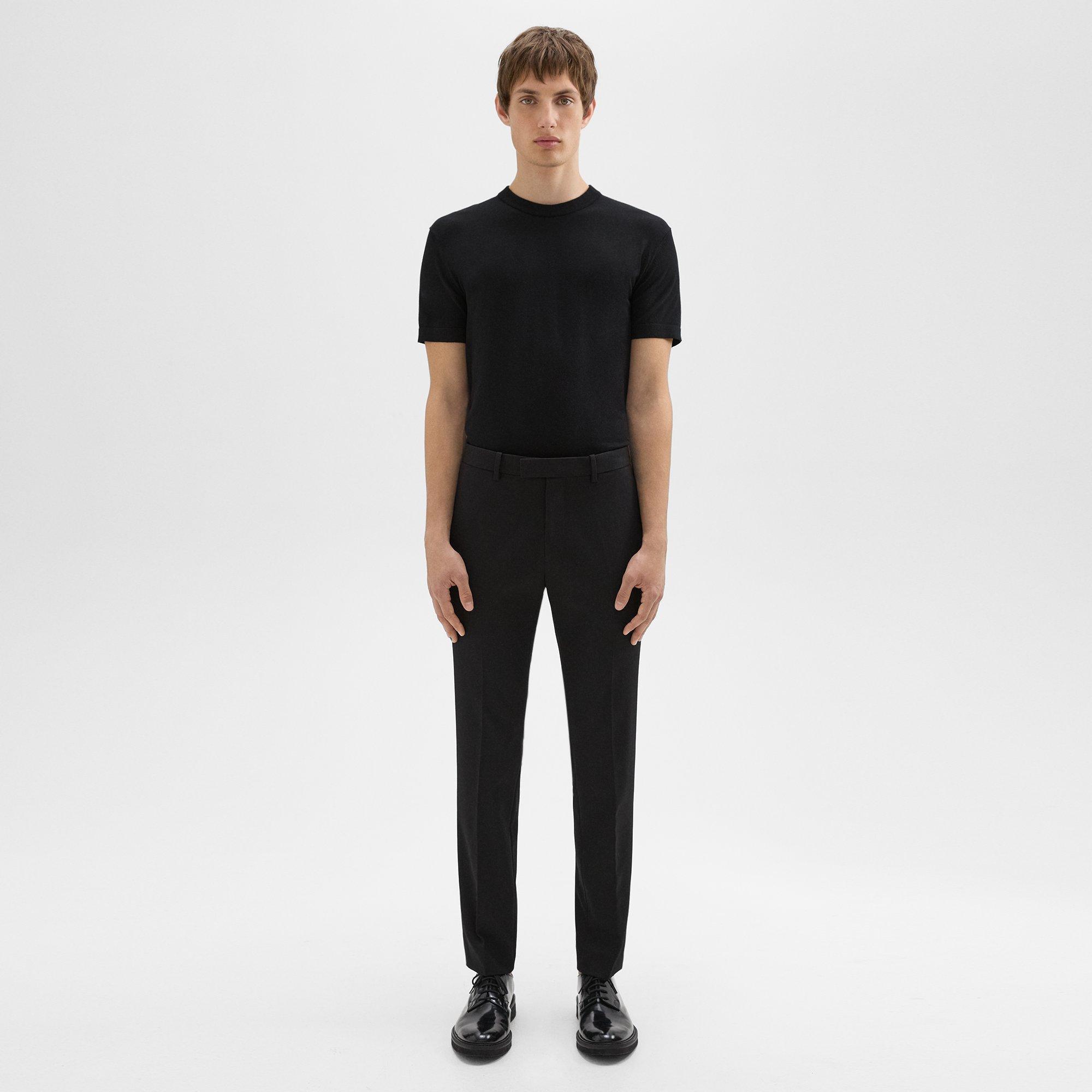 Textured Gabardine Zaine Tab Pant | Theory Product Image