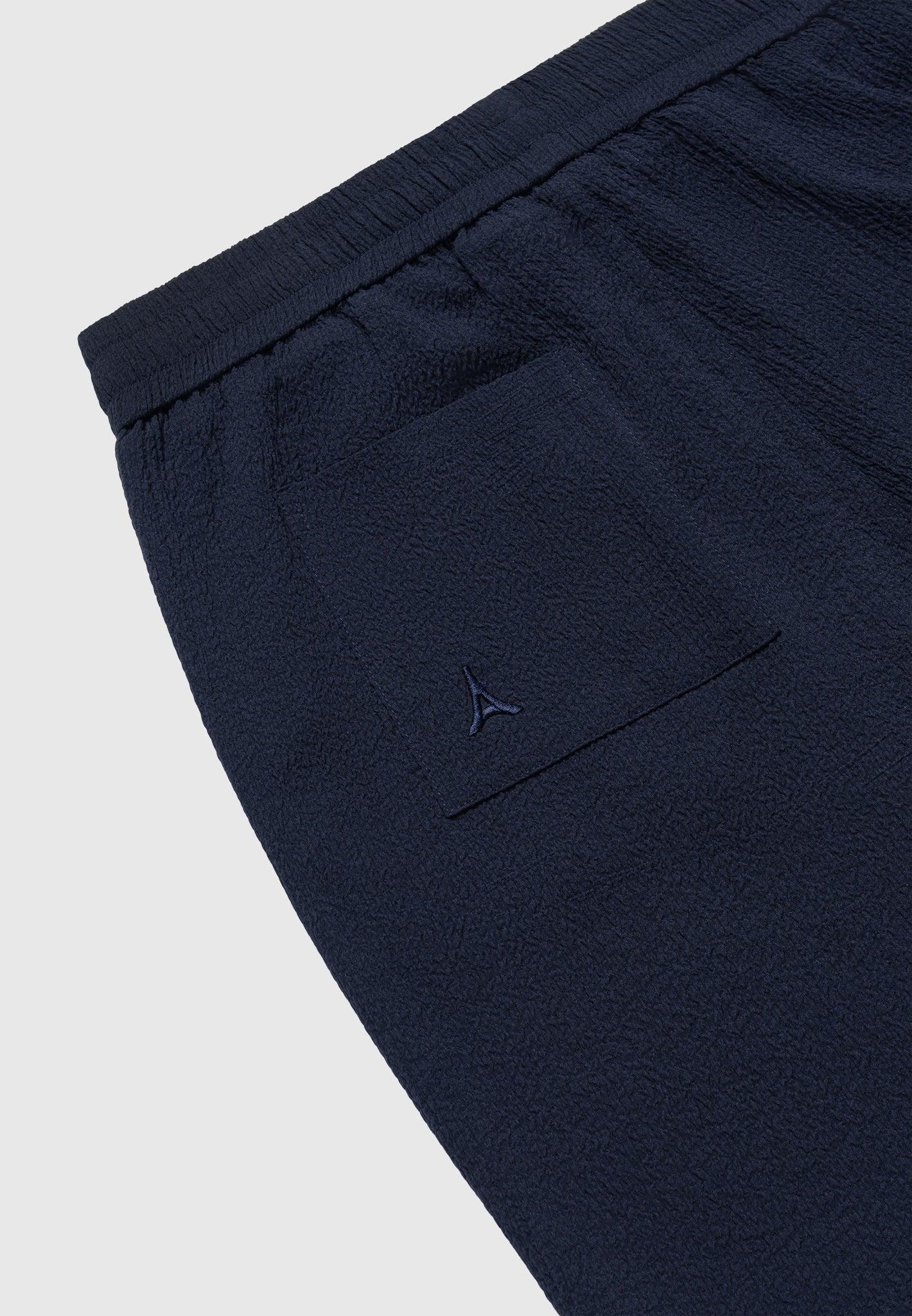 Seersucker Shorts - Black Male Product Image