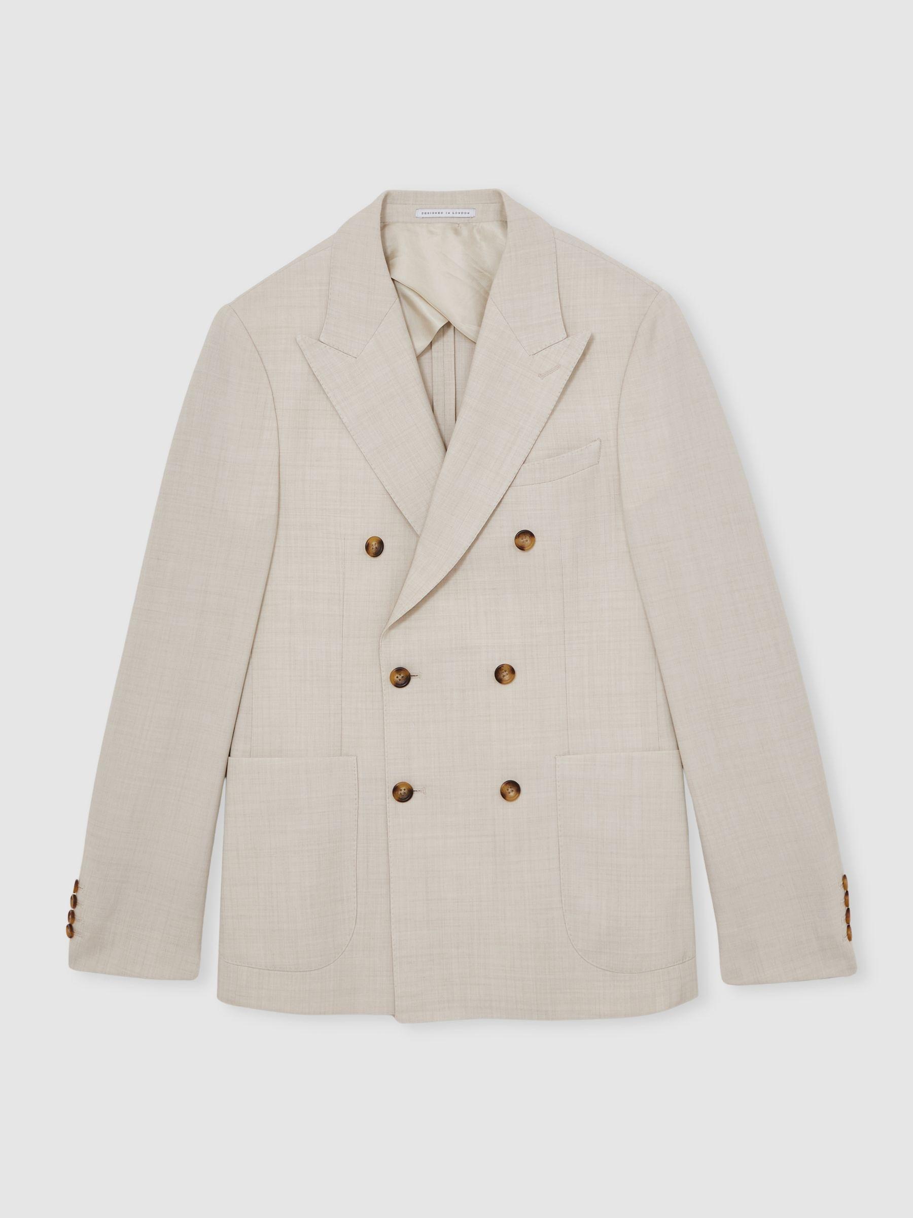 Suit Jacket in Stone Product Image
