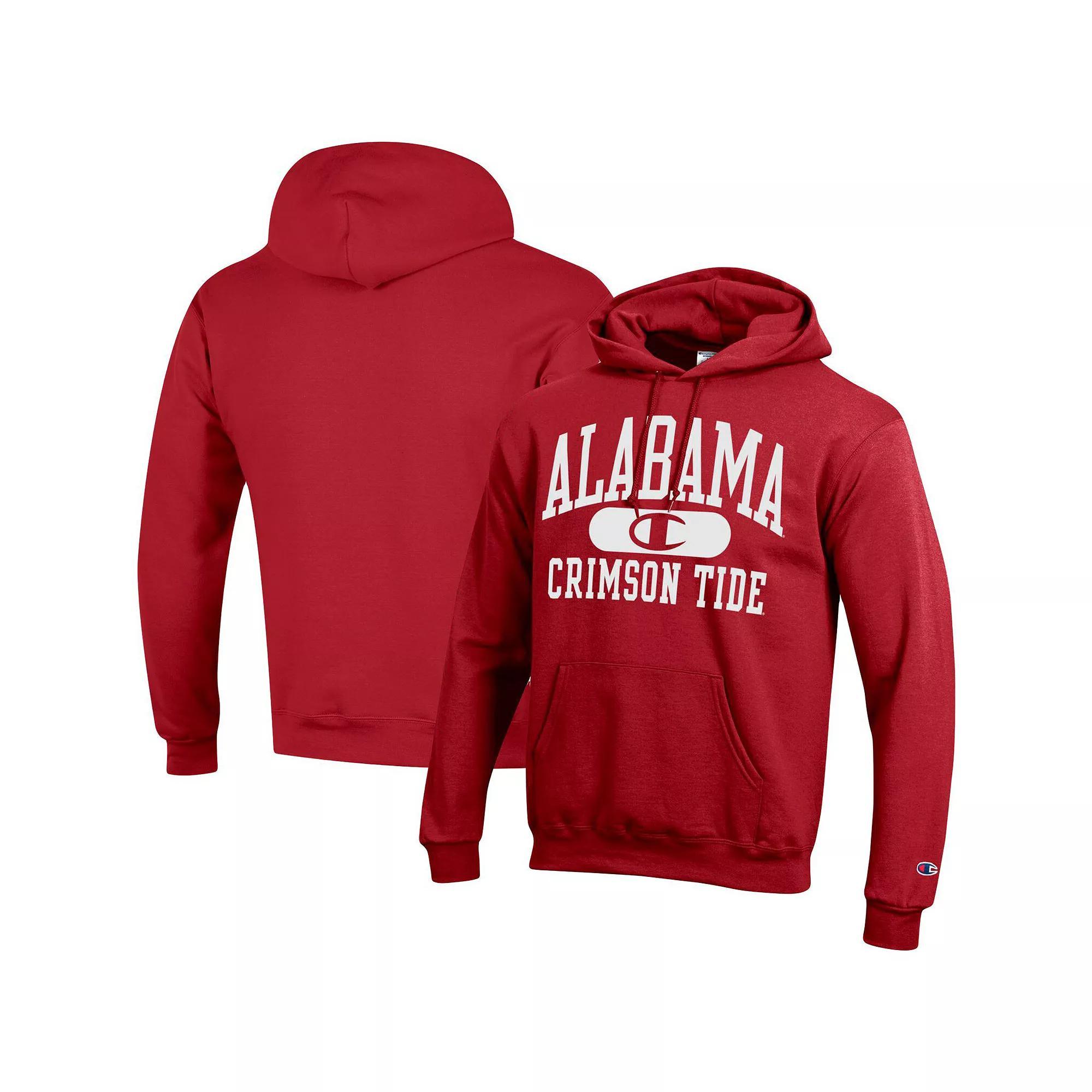 Men's Champion Crimson Alabama Crimson Tide Arch Pill Pullover Hoodie, Size: XL, Red Product Image