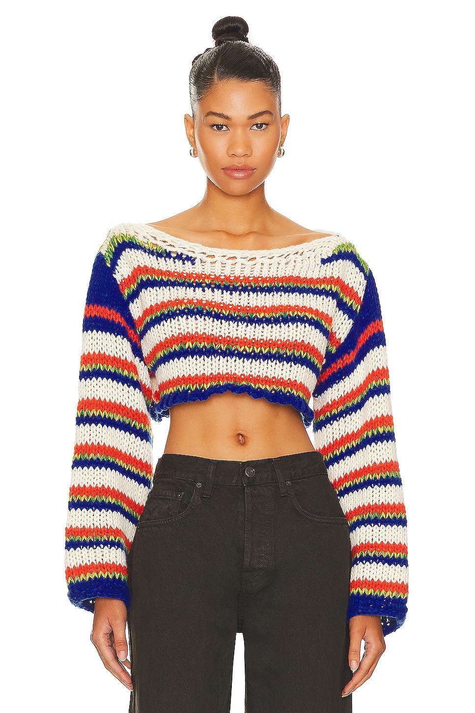 Stefanie Crop Sweater MORE TO COME Product Image