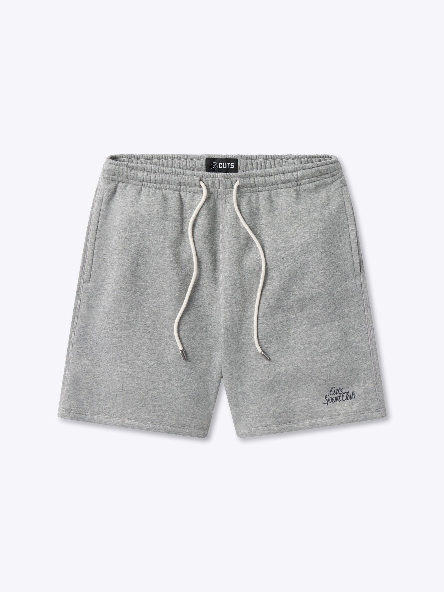 Sport Club Sweatshort | Heather Grey Classic-Fit Product Image