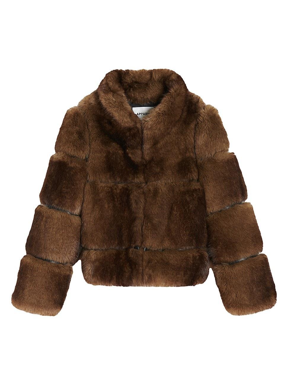 Womens Sai Faux-Fur Short Coat Product Image