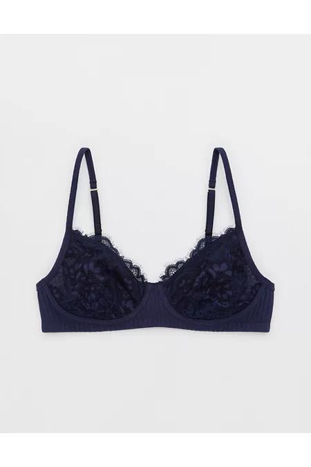 Show Off Enchanted Lace Rib Wireless Bralette Women's Product Image
