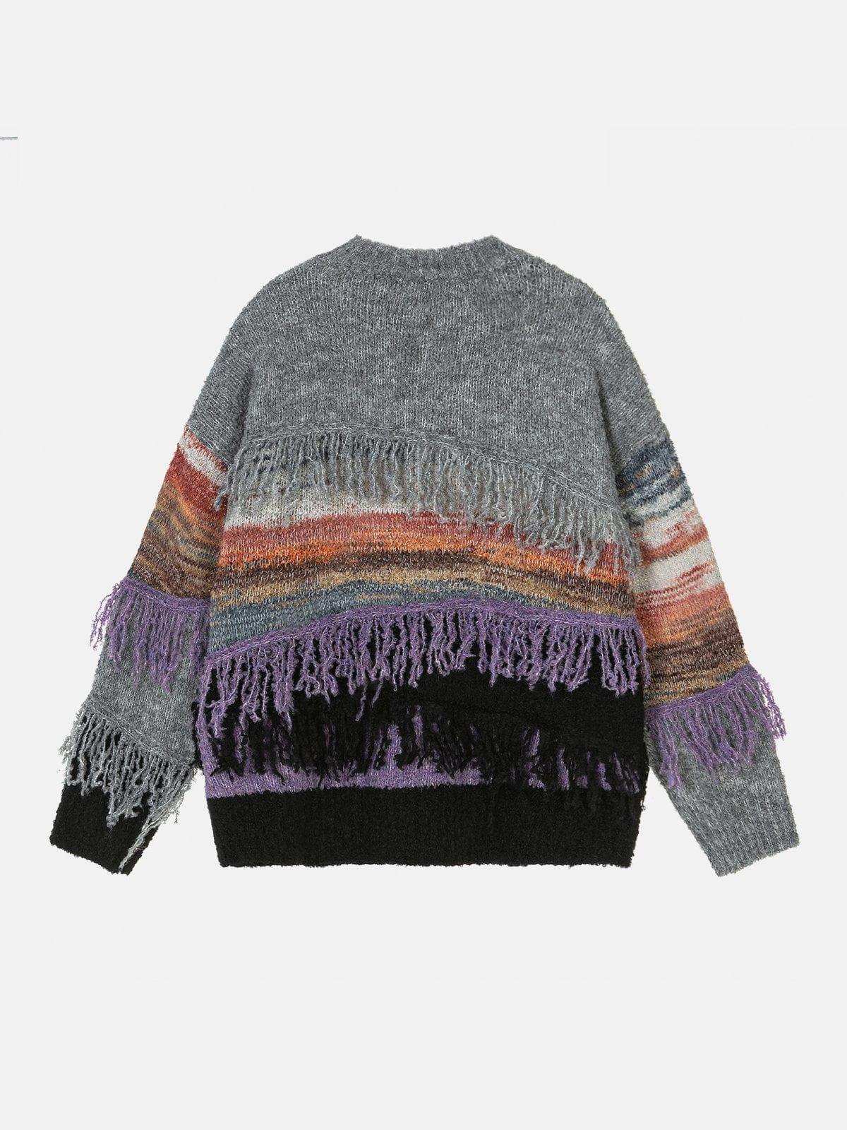 Aelfric Eden Irregular Patchwork Sweater Product Image