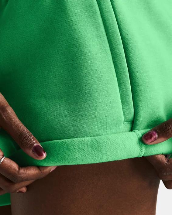Women's UA Icon Fleece Boxer Shorts Product Image