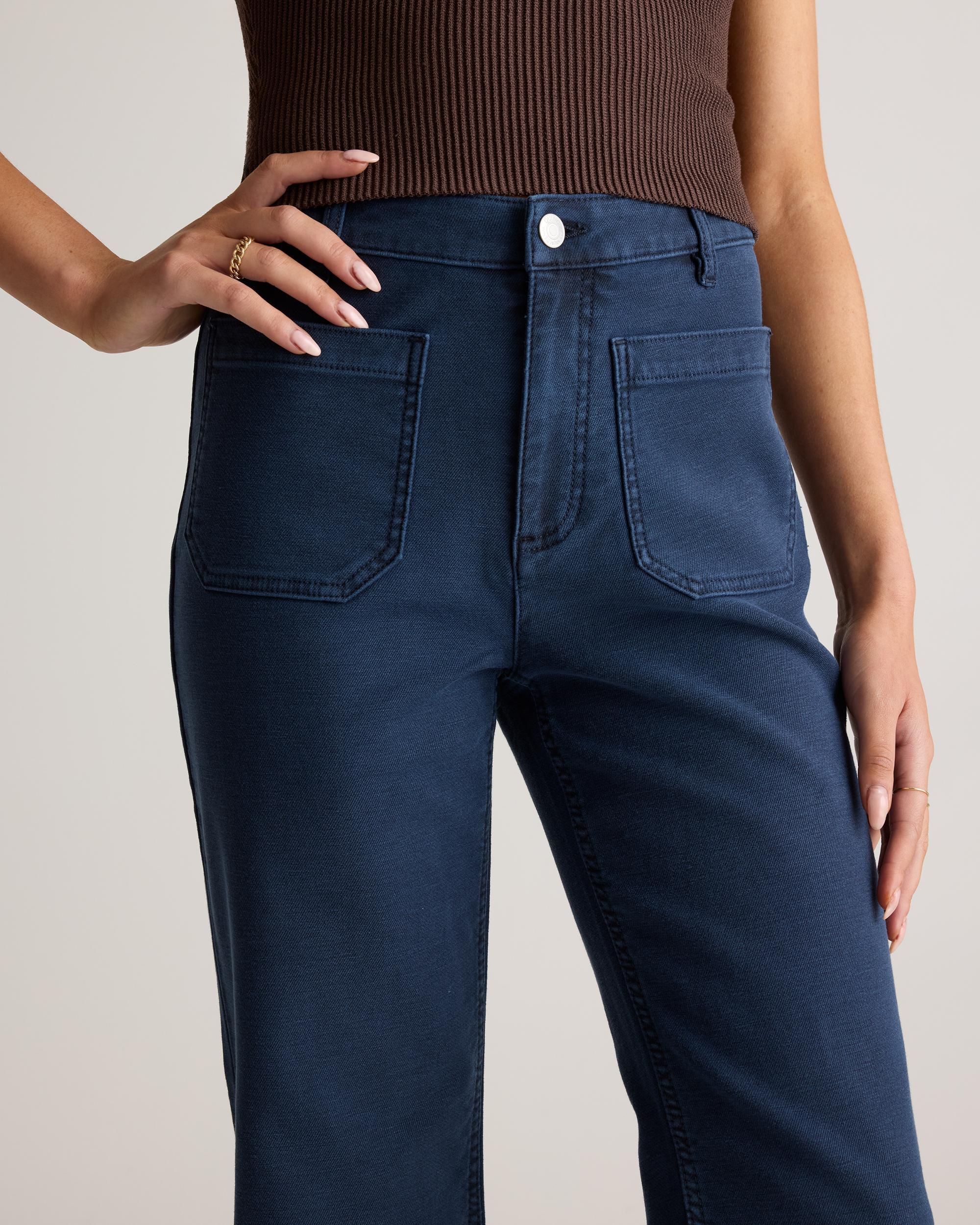 Quince | Women's French Terry Wide Leg Pants Cotton Product Image