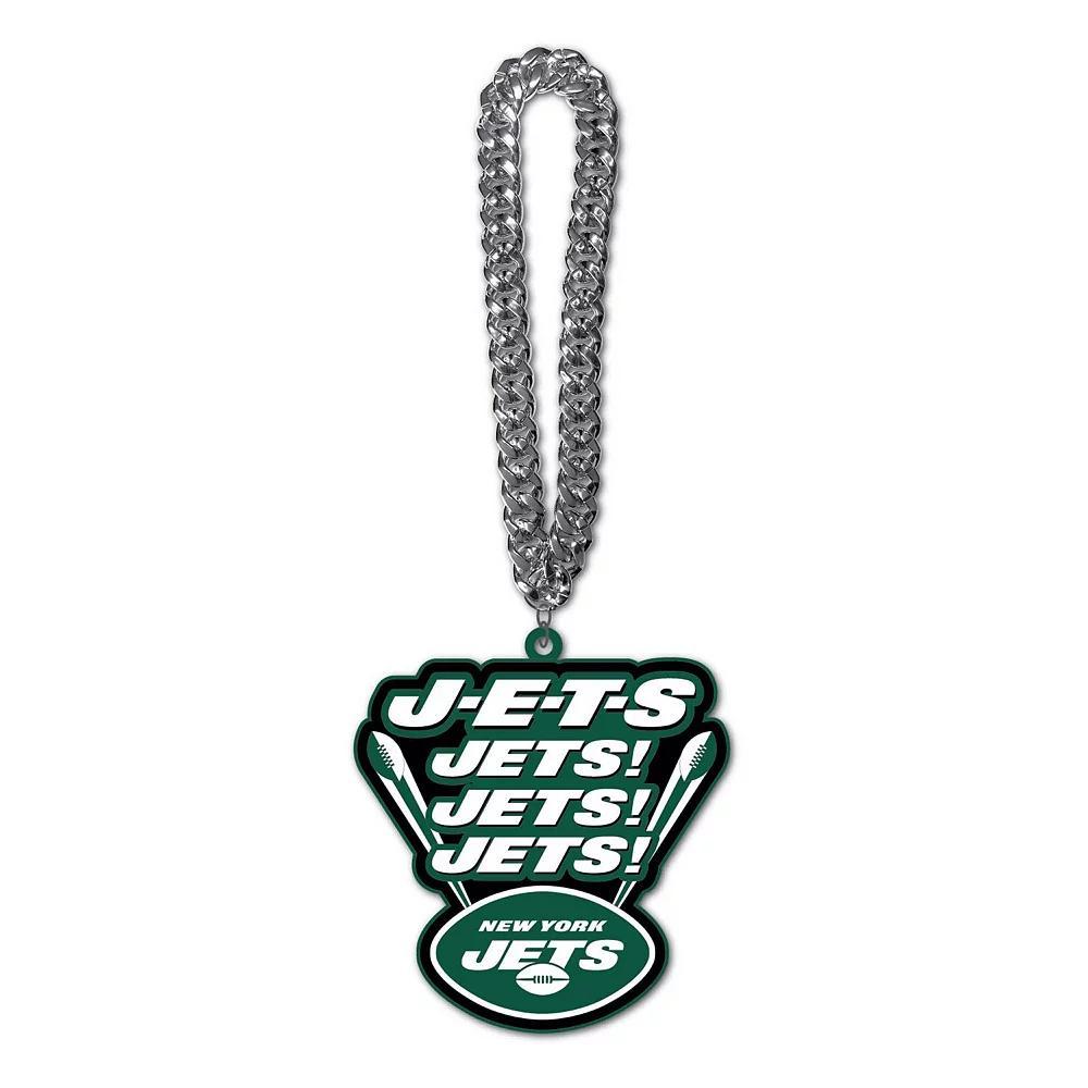 MOJO New York Jets Slogan Fan Chain Necklace, Men's, Green Product Image