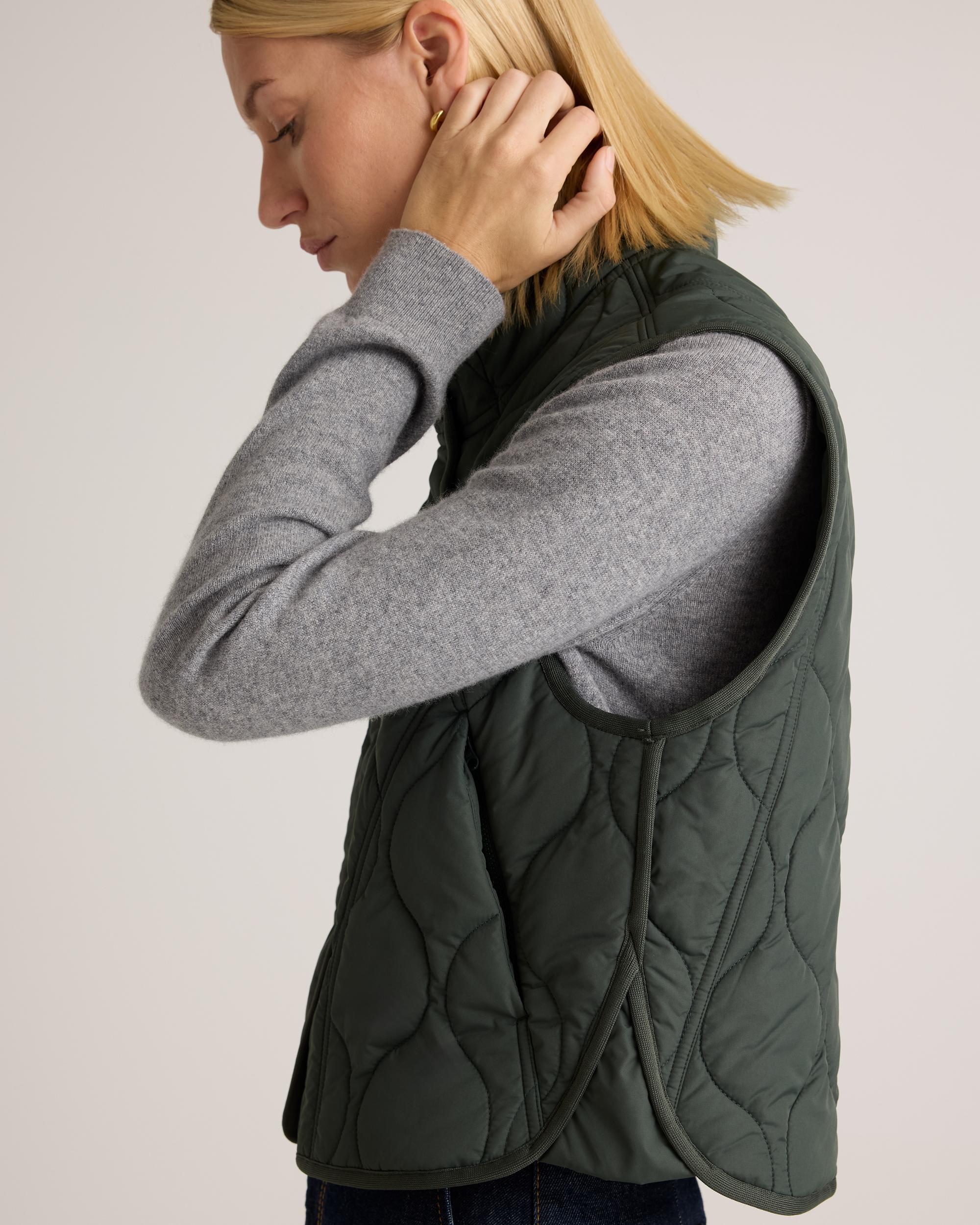 Quince | Women's Featherless Quilted Puffer Vest Recycled Polyester Product Image