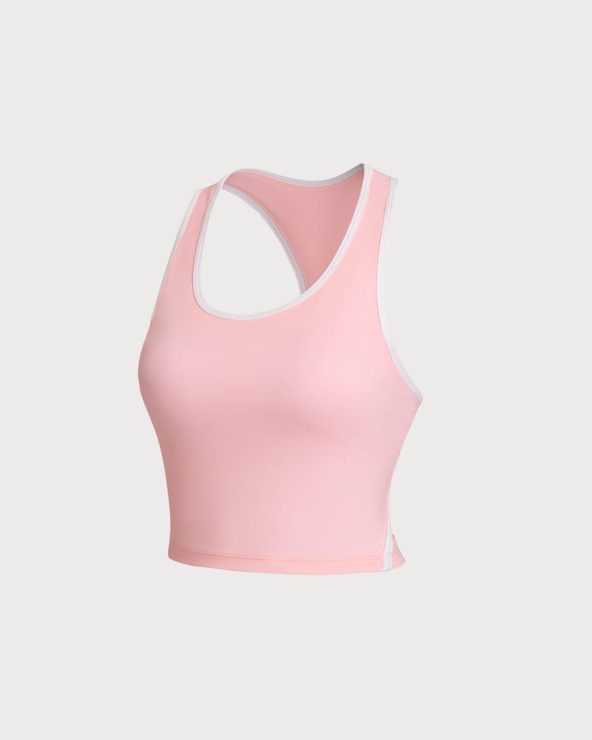 Pink Yoga Tank Top Product Image