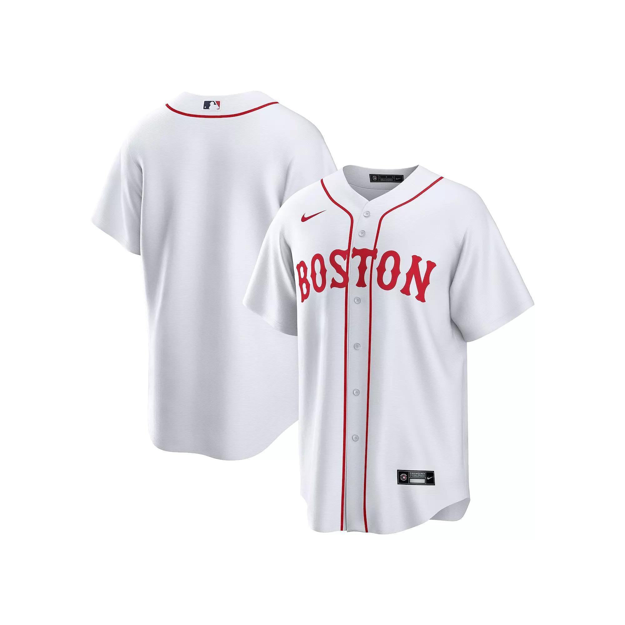 Men's Nike White Boston Red Sox Alternate Replica Team Jersey, Size: 2XL Product Image