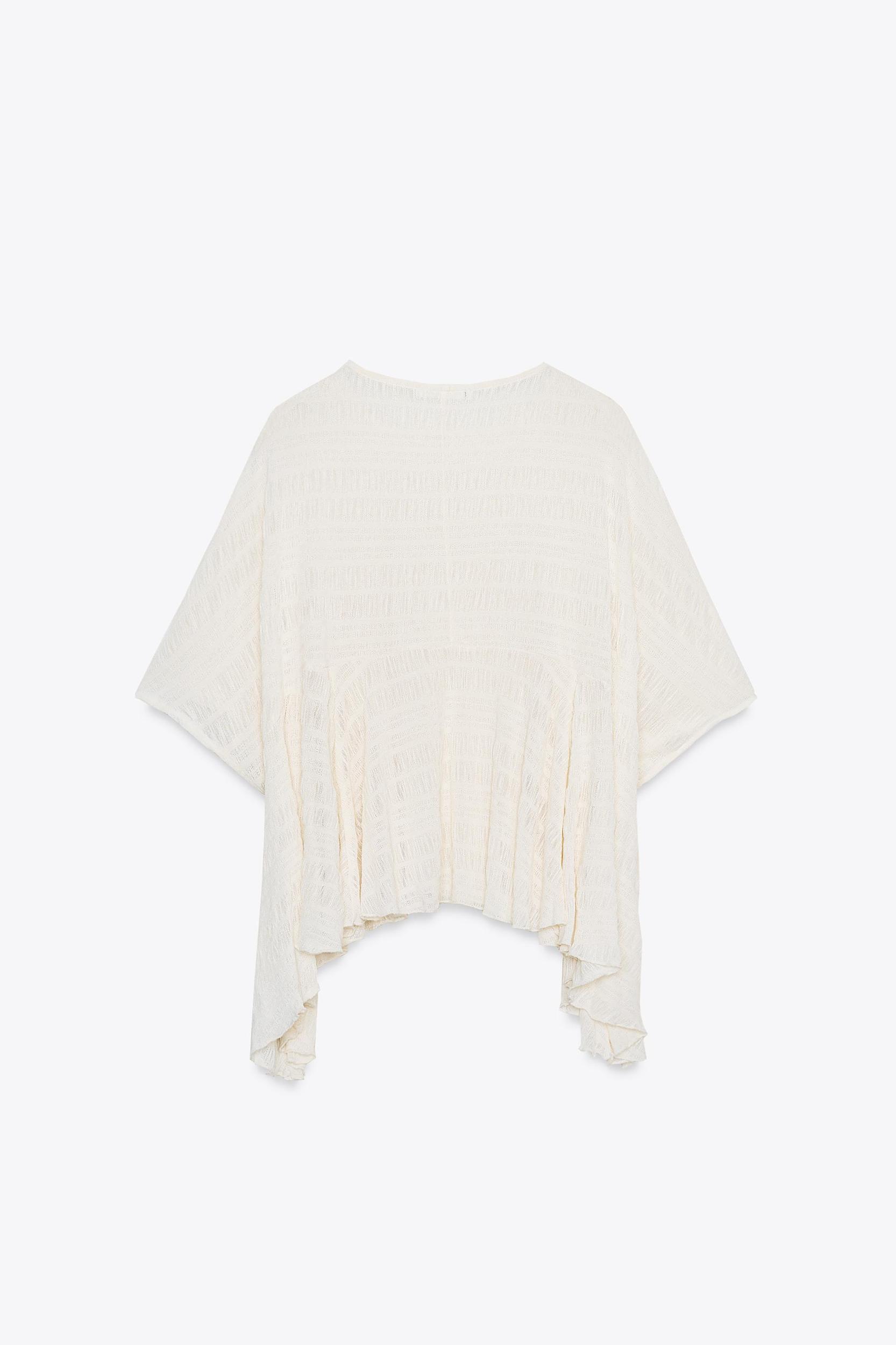 ASYMMETRIC TEXTURED CAPE Product Image