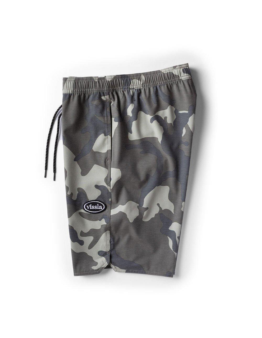VISSLA Long Sets Ecolastic Mens 21" Boardshorts - CAMO Product Image
