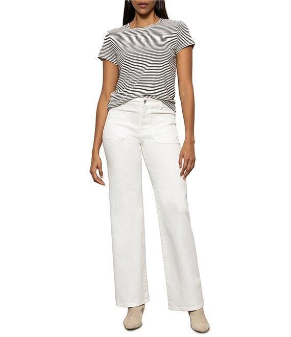 Sanctuary The Perfect Tee Stripe Crew Neck Knit Top Product Image