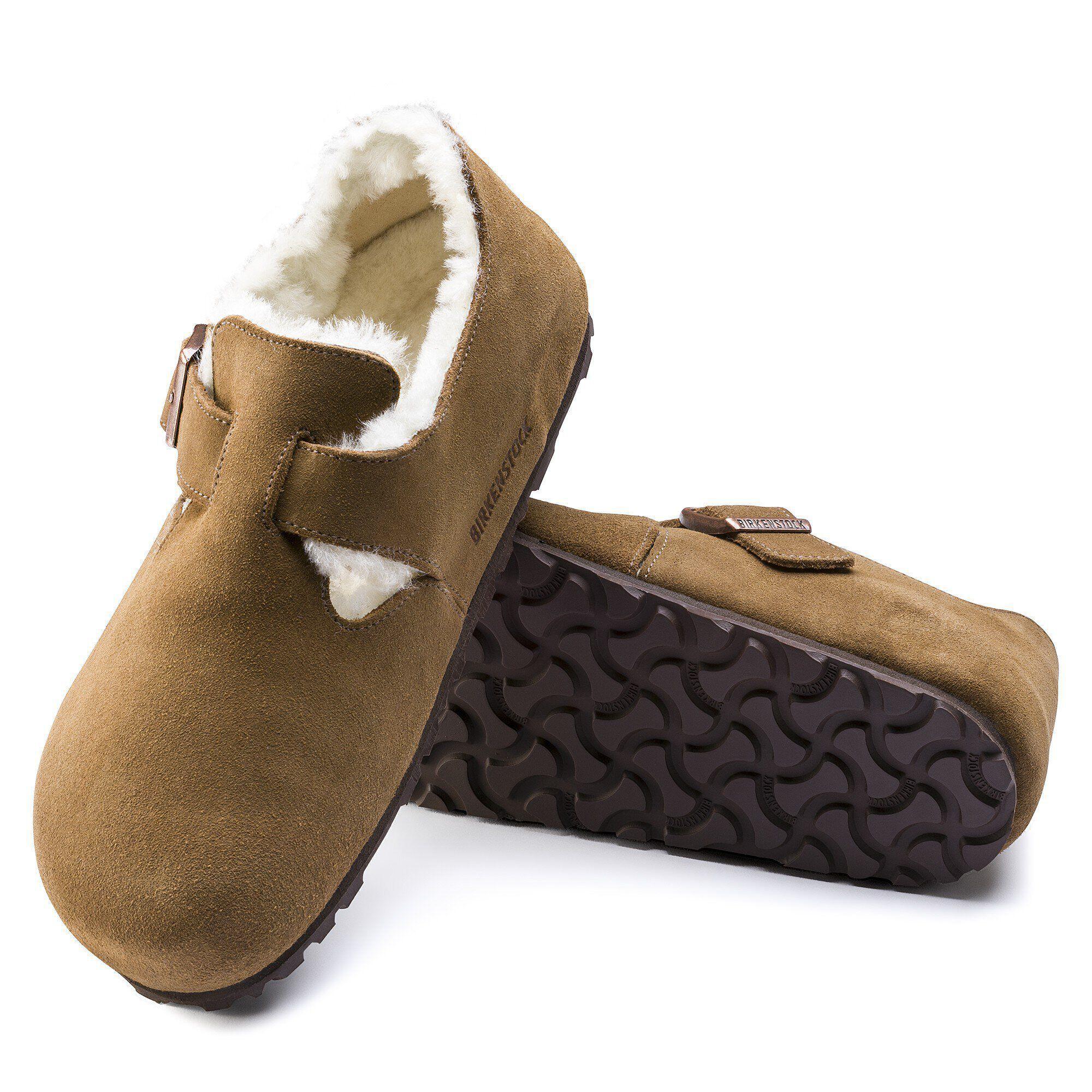 London Shearling Suede Leather Product Image
