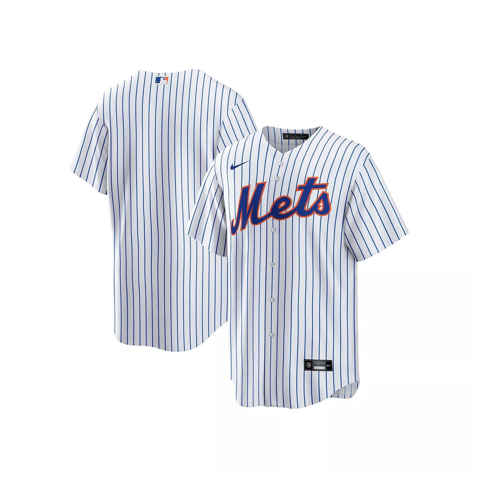 Men's Nike White New York Mets Home Replica Team Jersey, Size: XL Product Image