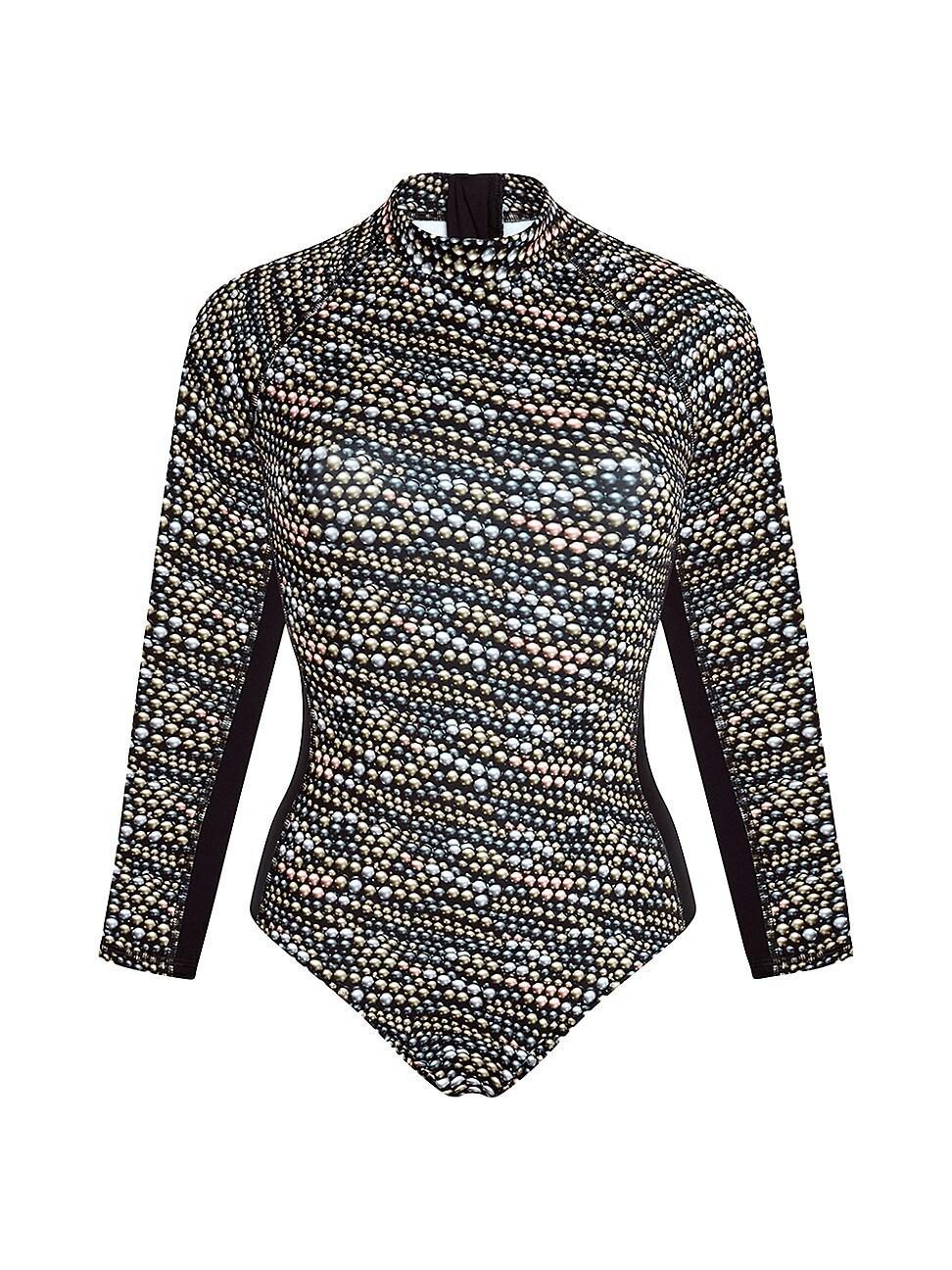 Womens Pearl Long-Sleeve Rashguard Product Image