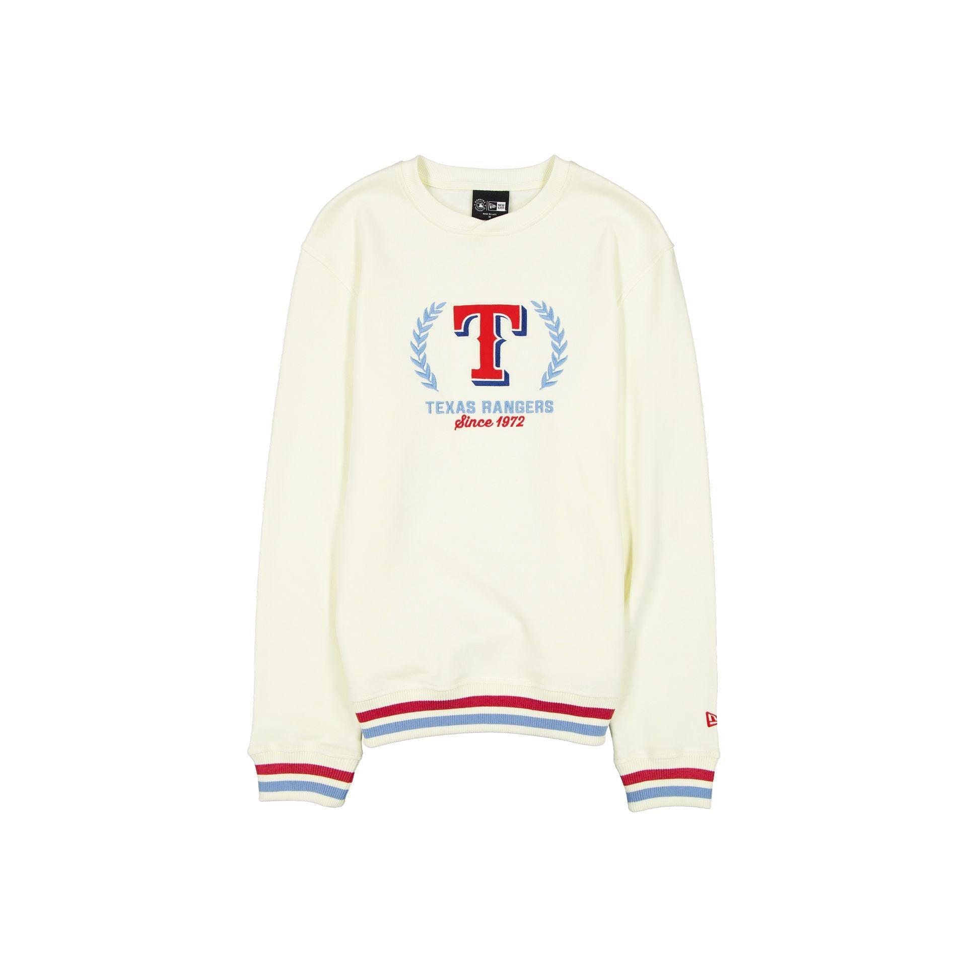 Houston Astros Throwback Chrome White Crewneck Male Product Image