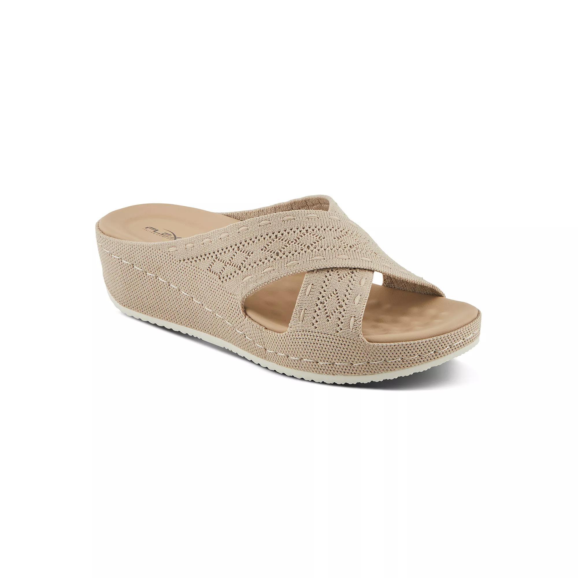 Flexus by Spring Step Meshana Women's Slide Sandals, Size: 39, Brown Product Image
