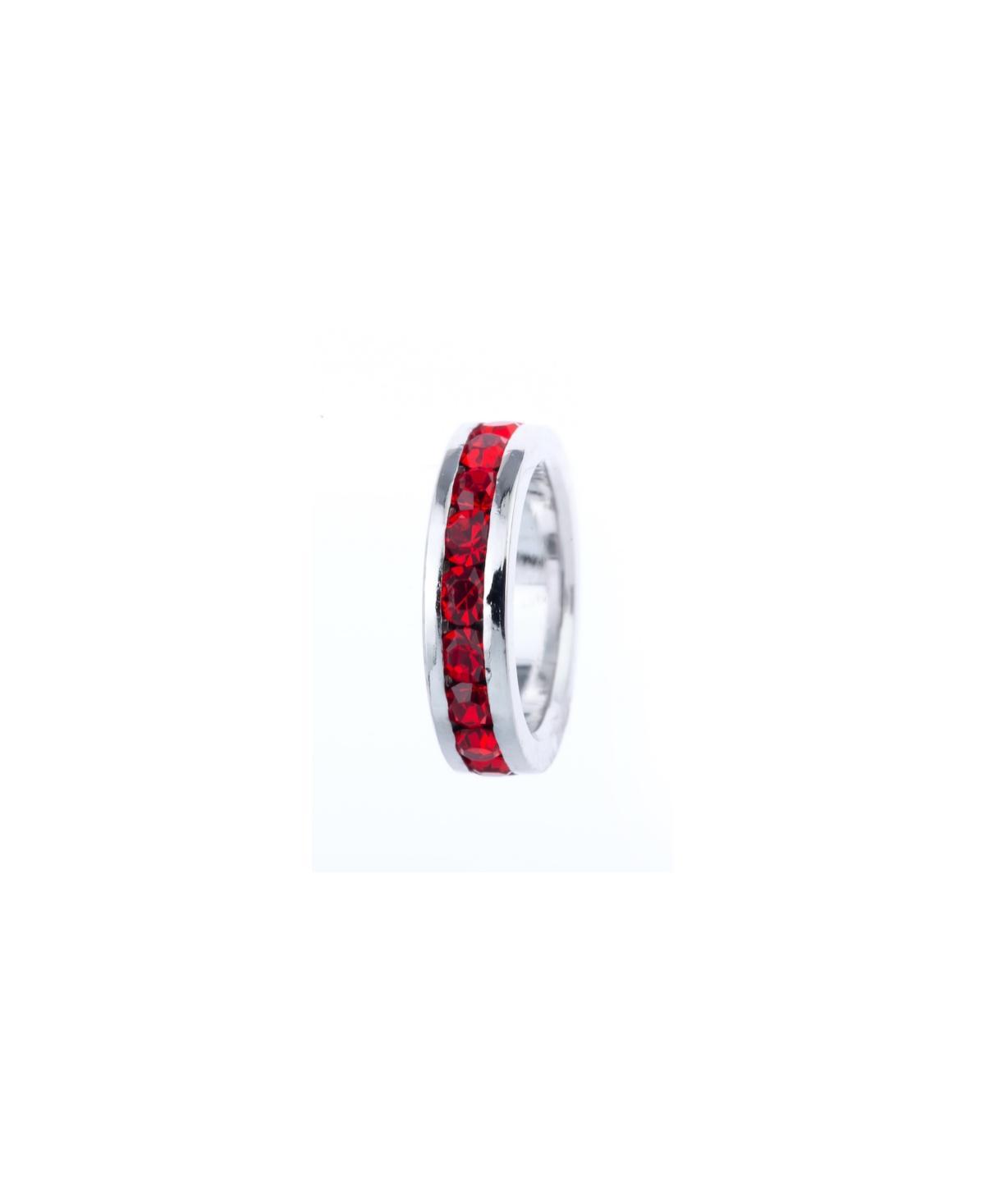 Traditions Jewelry Company Sterling Silver Crystal Birthstone Rondelle Charm, Women's, November Product Image