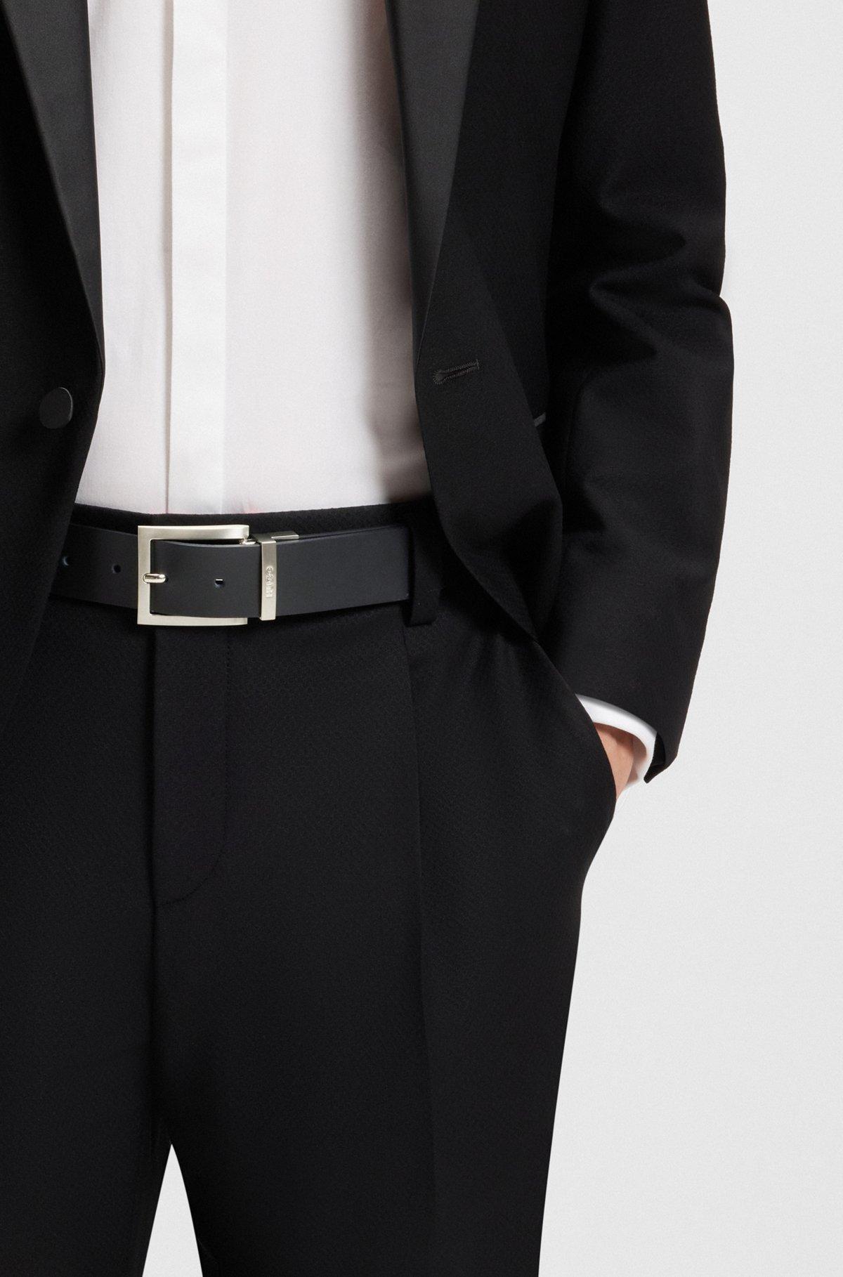 Reversible belt in Italian leather Product Image