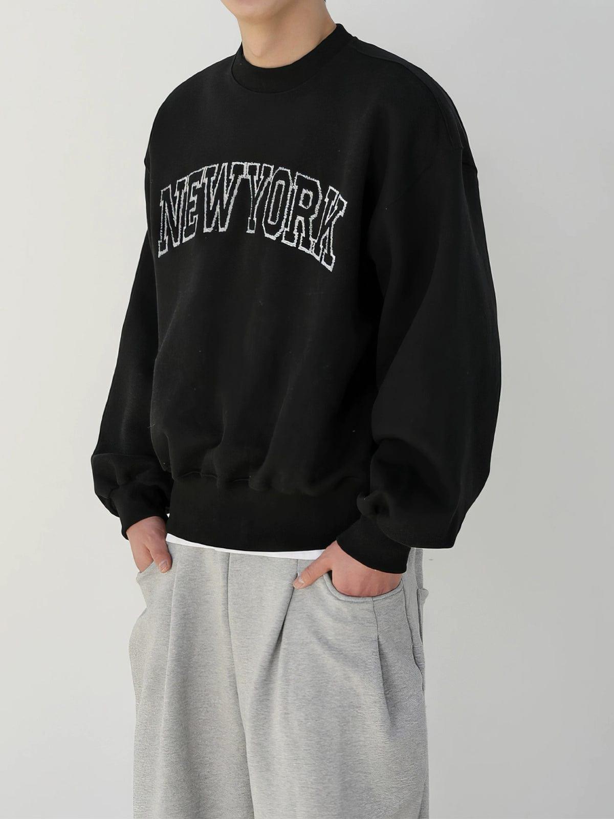 RT No. 11850 BLACK NEW YORK SWEATER Product Image